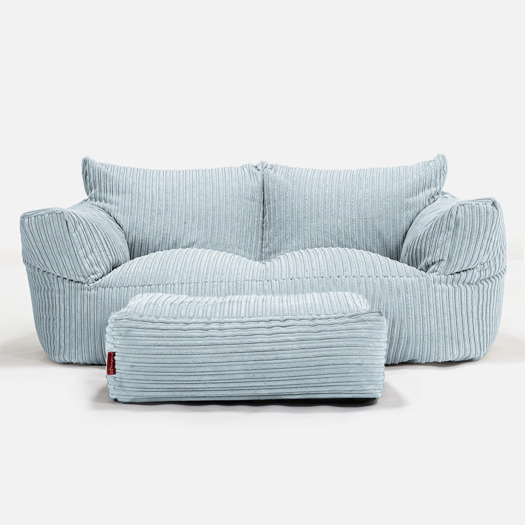 Josephine Sofa Bean Bag - Cord Baby Blue