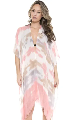 JP1625 Tie-Dye Print Kimono