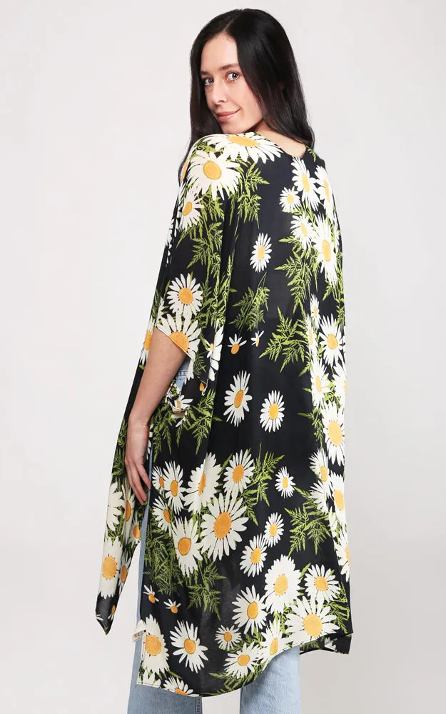 JP2101 Floral Design Cover Up Kimono