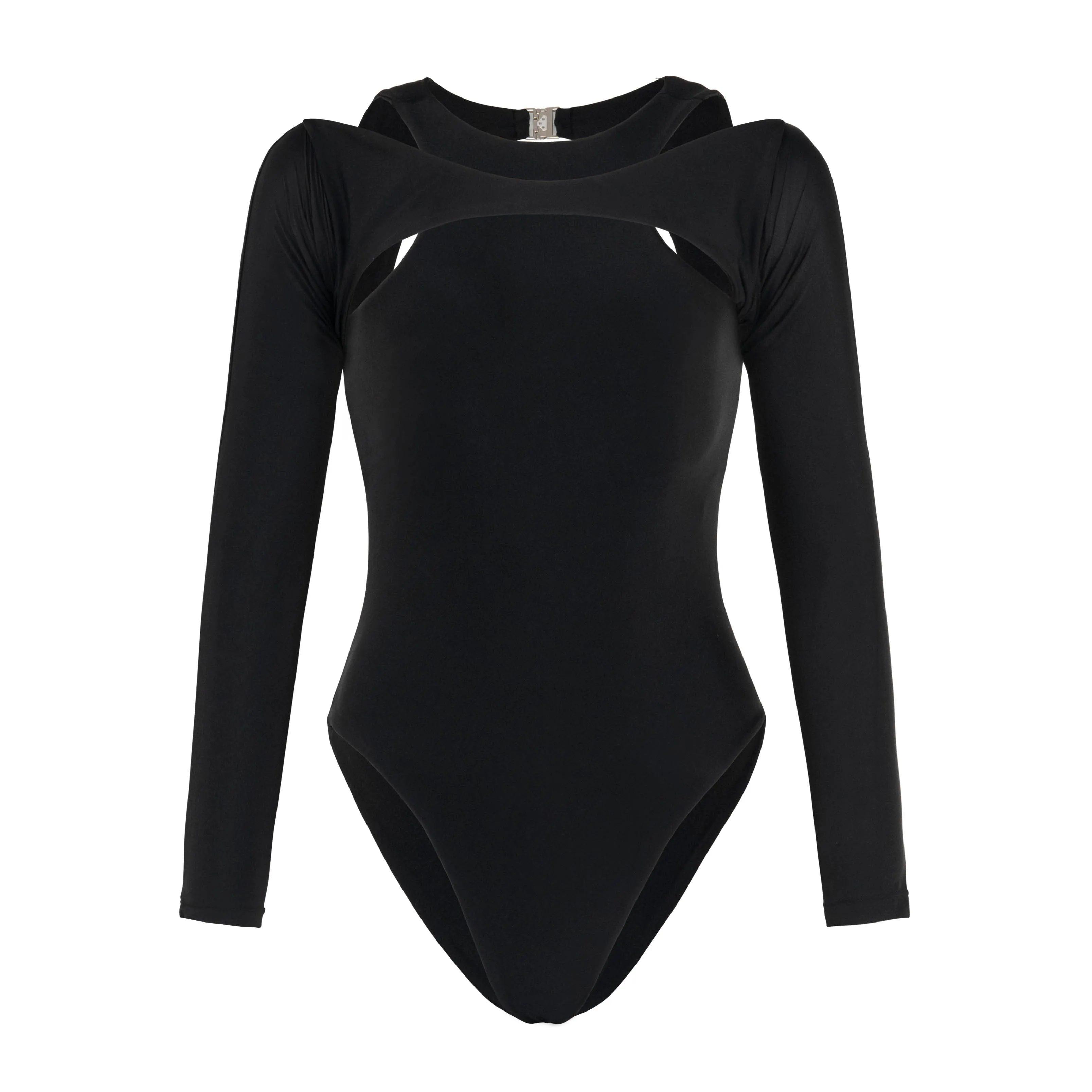 JUPITER Open-back Recycled Two-piece Swimsuit In Black