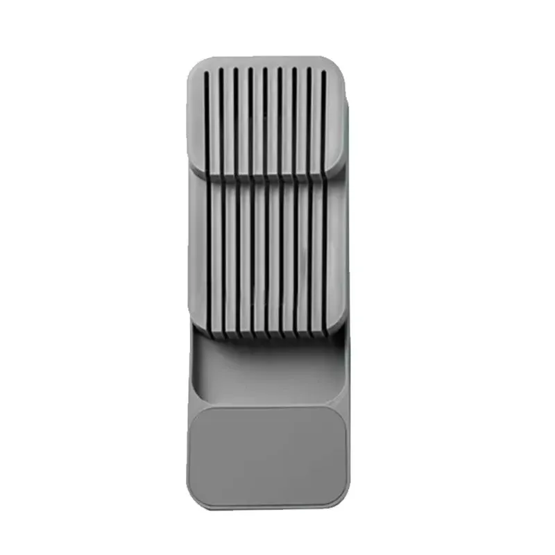Kitchen Drawer Cutlery Storage Tray Knife Holder Spoon Forks Tableware Organizer Container For Spice Bottles Knives Block