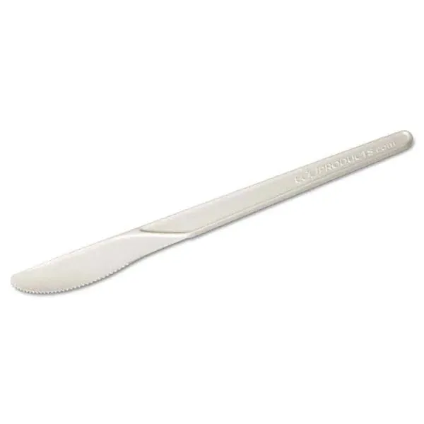 KNIVES Plantware Renewable & Compostable, 6" (1000/cs)