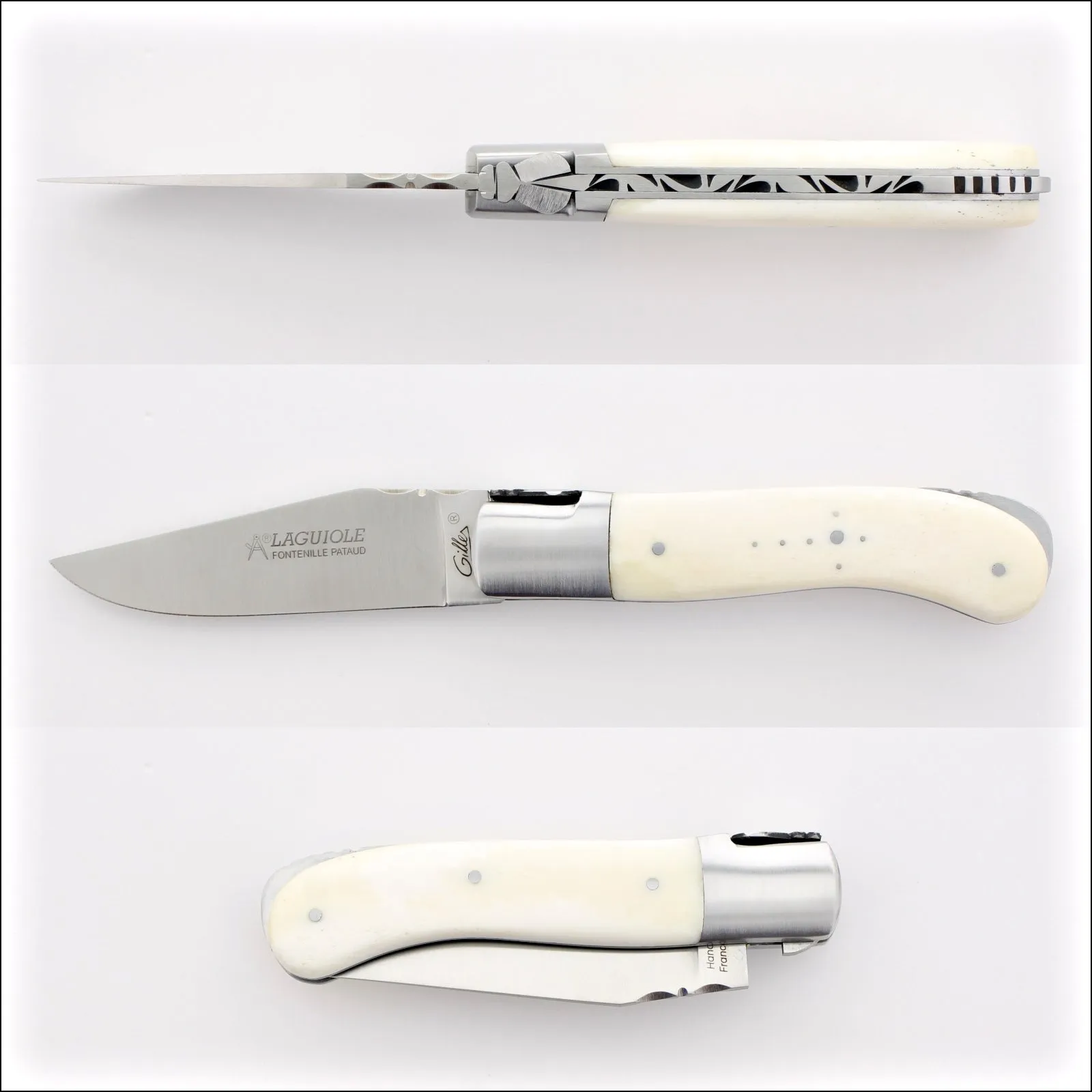 Laguiole Gentleman's Knife - Cattle Bone