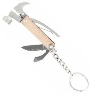 Mini Wooden Hammer Multi Tool