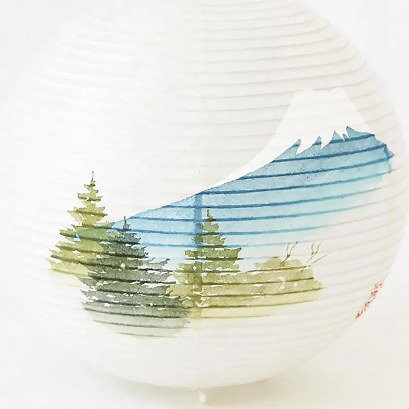 MT FUJI, Letter Lantern, Gifu Chochin