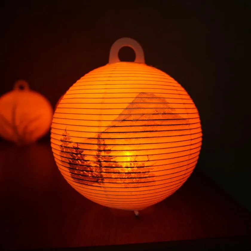 MT FUJI, Letter Lantern, Gifu Chochin
