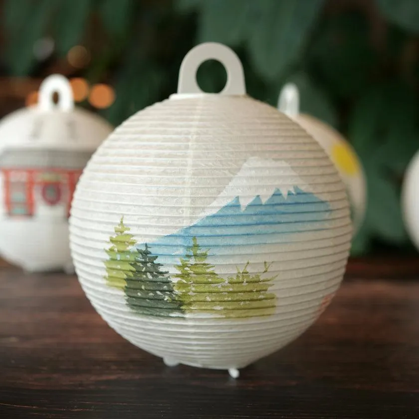 MT FUJI, Letter Lantern, Gifu Chochin