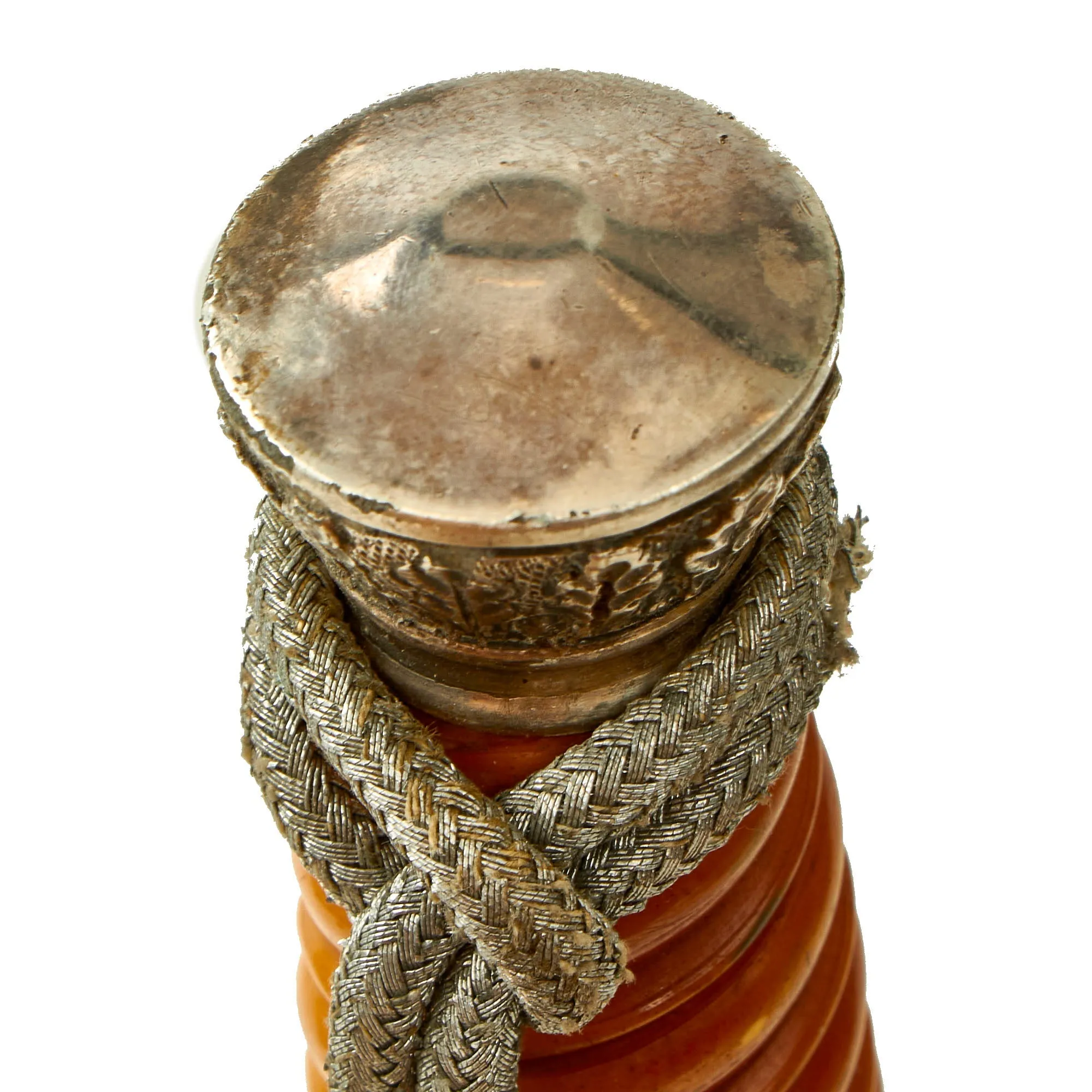 Original German WWII Army Heer Officer Dagger by Alcoso circa 1940 with Scabbard & Portepee