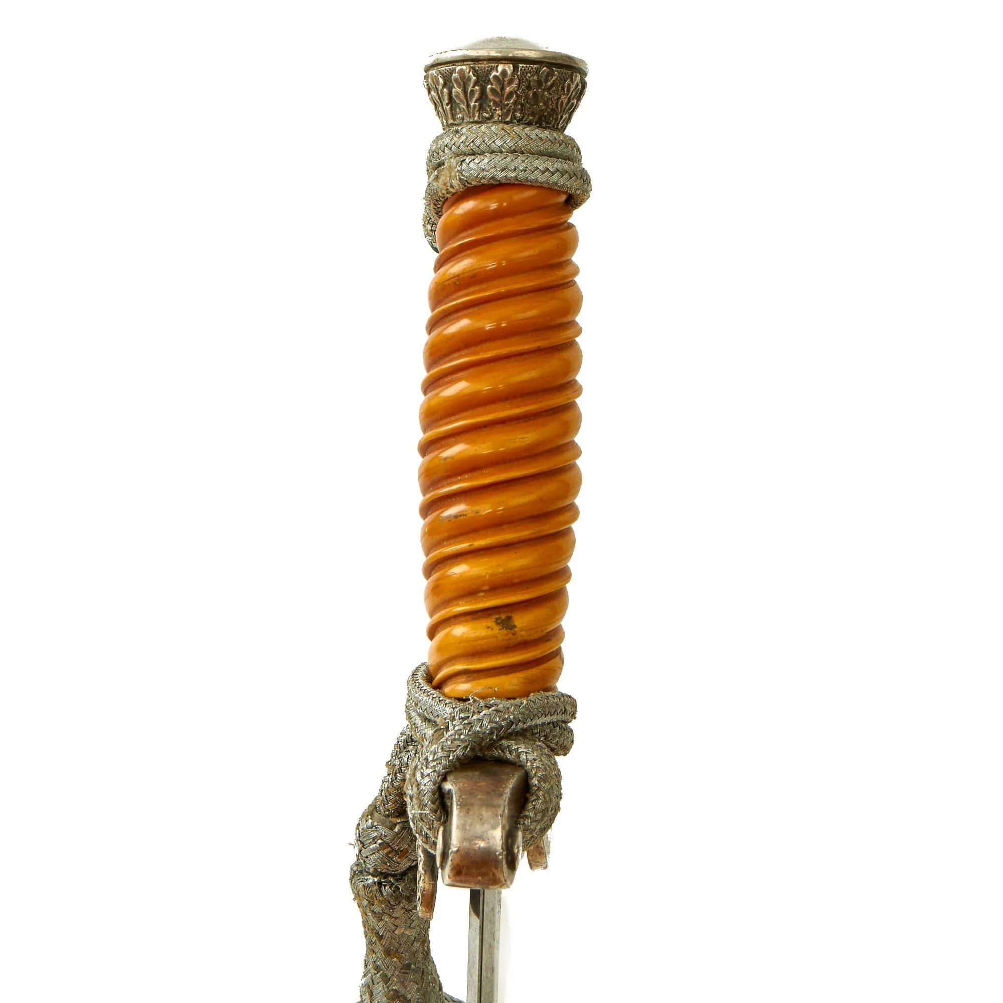 Original German WWII Army Heer Officer Dagger by Alcoso circa 1940 with Scabbard & Portepee