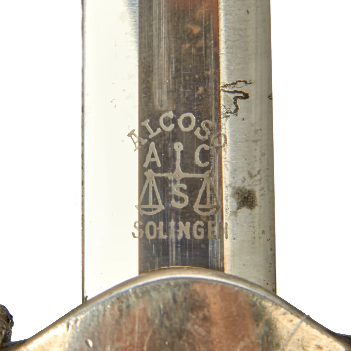 Original German WWII Army Heer Officer Dagger by Alcoso with Hanger & Portepee circa 1940