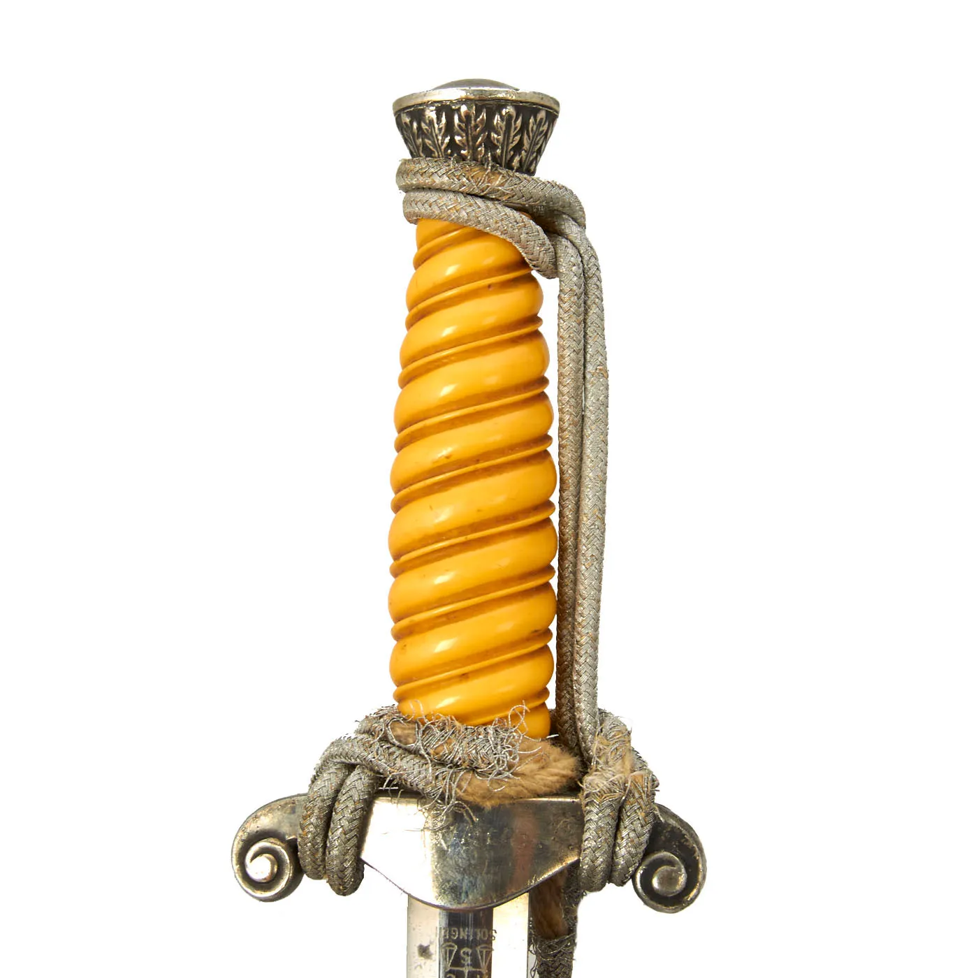 Original German WWII Army Heer Officer Dagger by Alcoso with Hanger & Portepee circa 1940