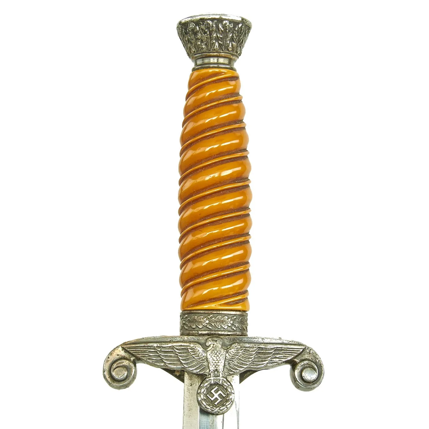 Original German WWII Army Heer Officer Dagger by Alcoso with Hanger circa 1940