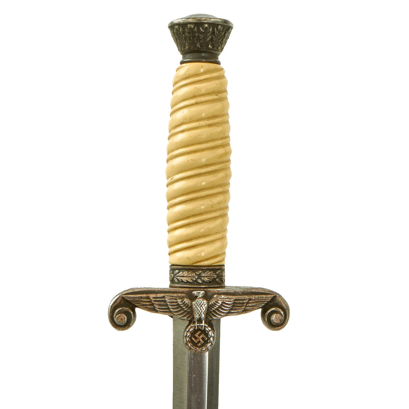 Original German WWII Army Heer Officer Dagger by Alcoso with Scabbard circa 1940