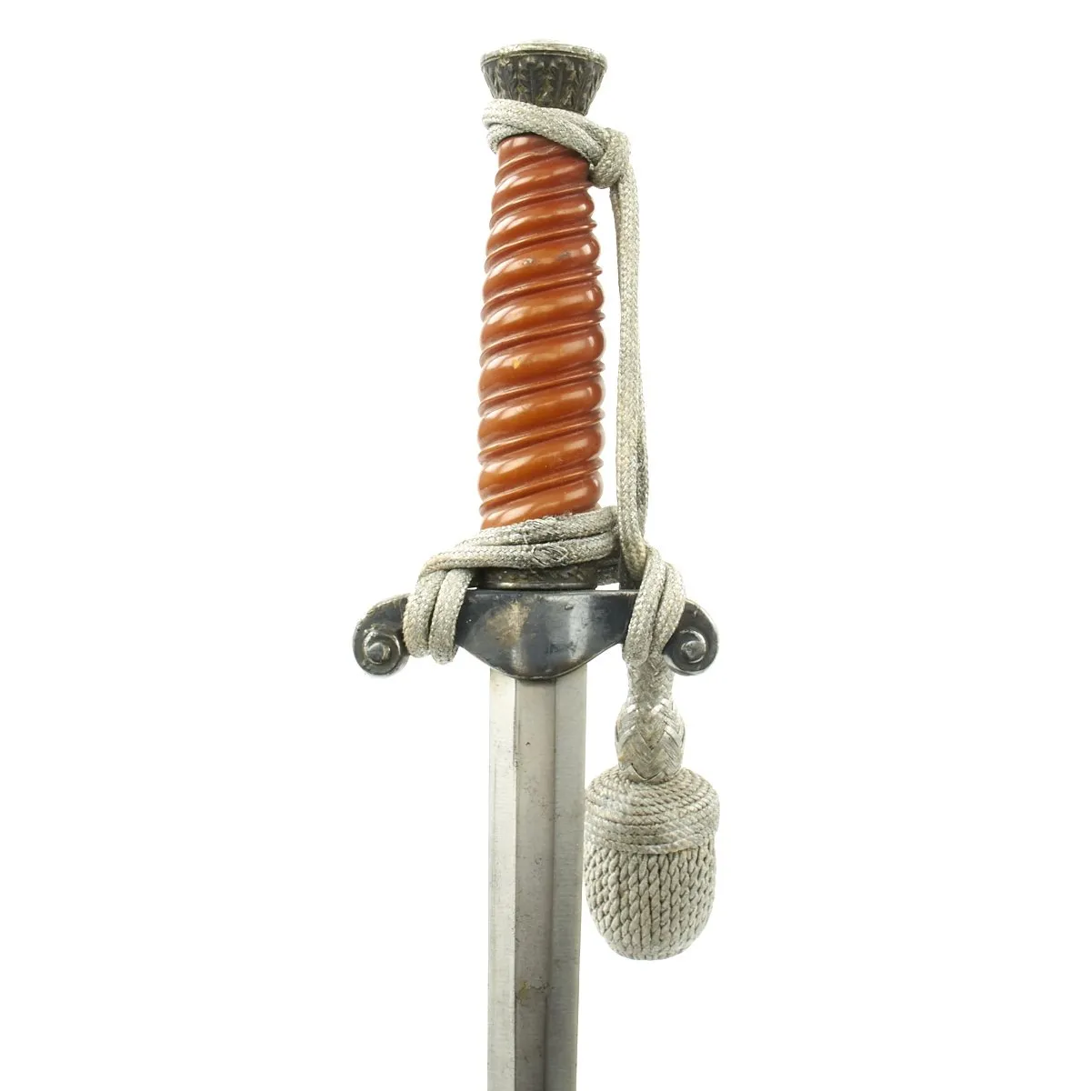 Original German WWII Pre-1940 Army Heer Officer Dagger by Alcoso with Hanger and Portepee
