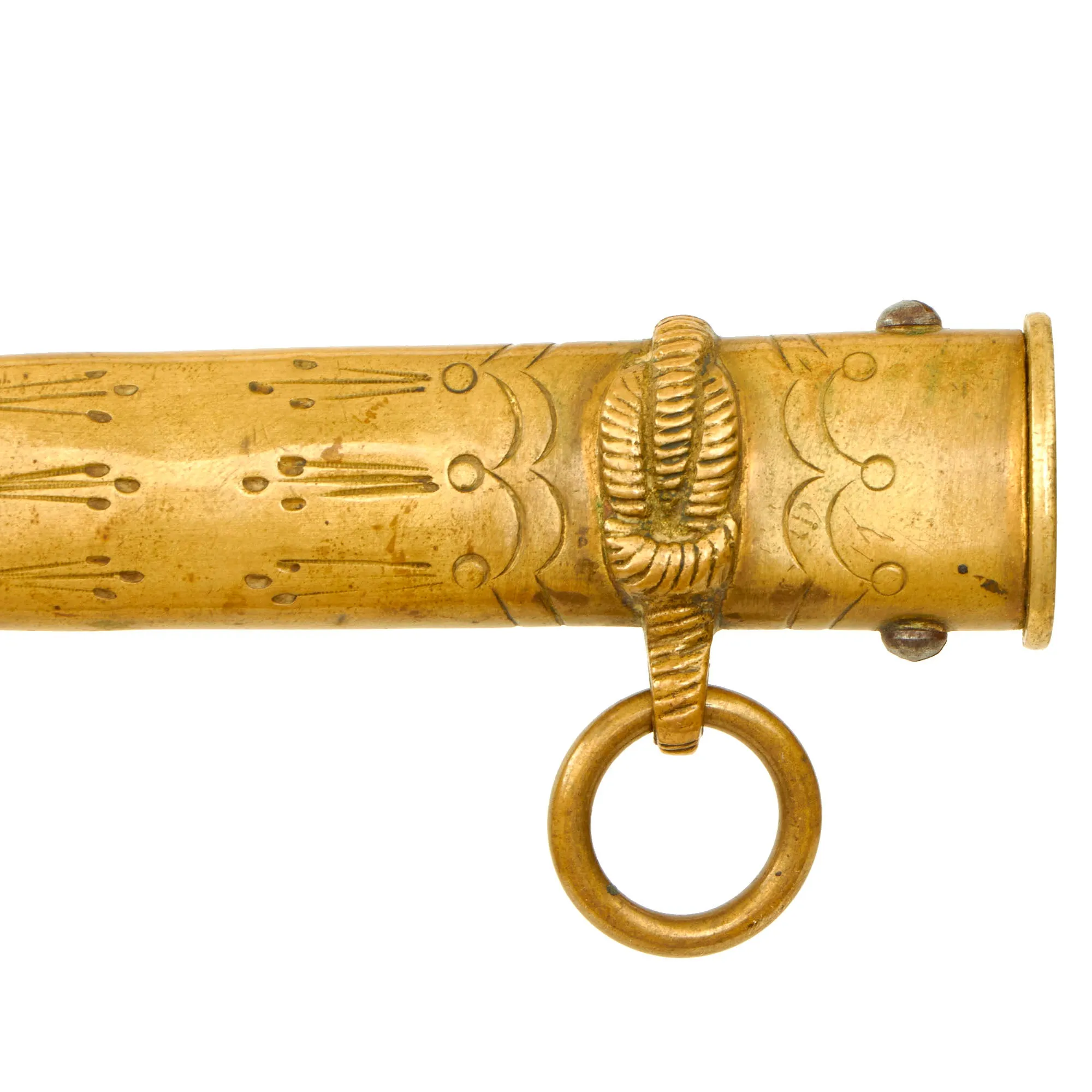 Original Rare German Weimar Model 1919/1921 Reichsmarine Naval Dagger by Alexander Coppel with Ball Pommel & Lightning Bolt Scabbard