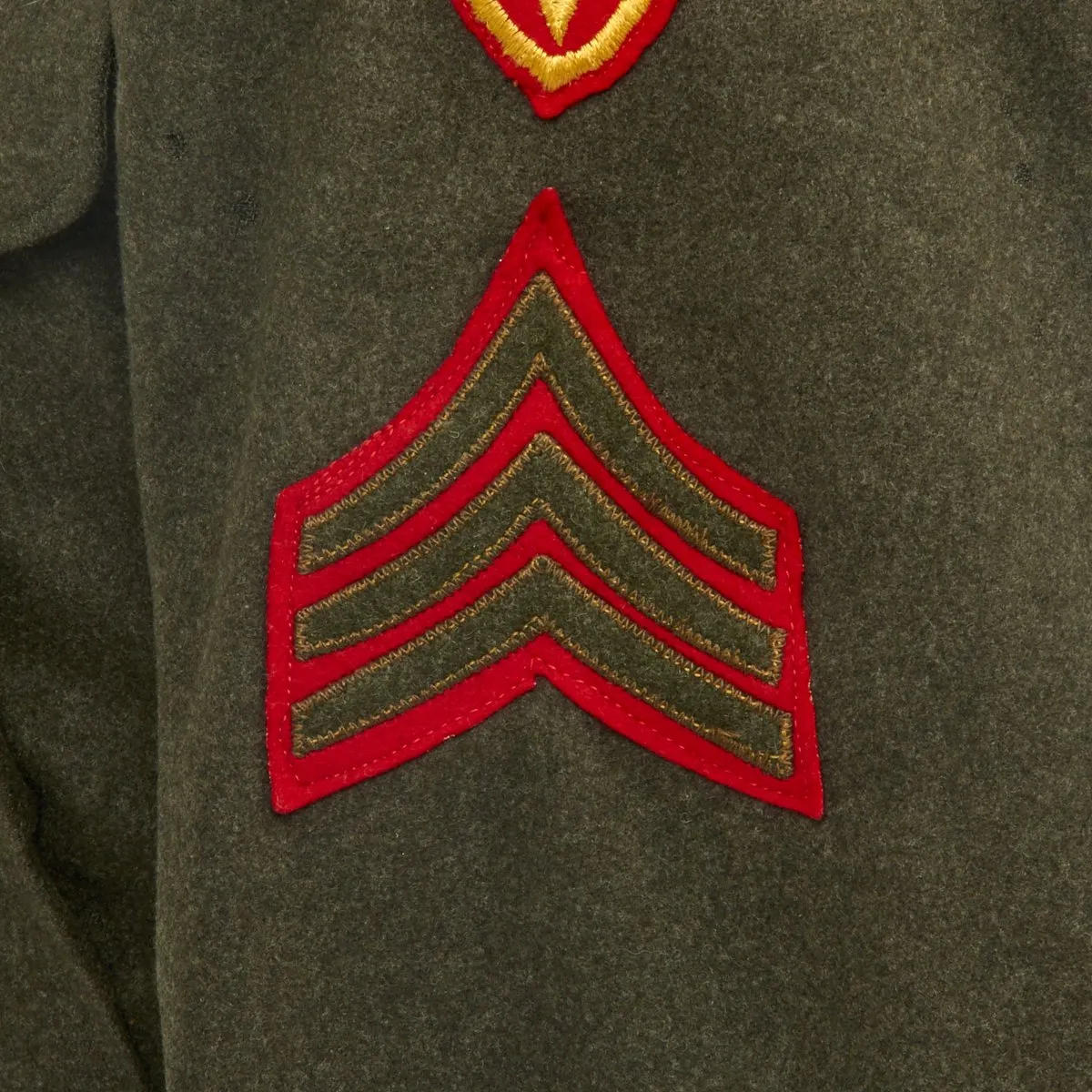 Original U.S. WWII USMC Battle of Iwo Jima Named 5th Marine Division Grouping - Sergeant Romeo J. Lanctot