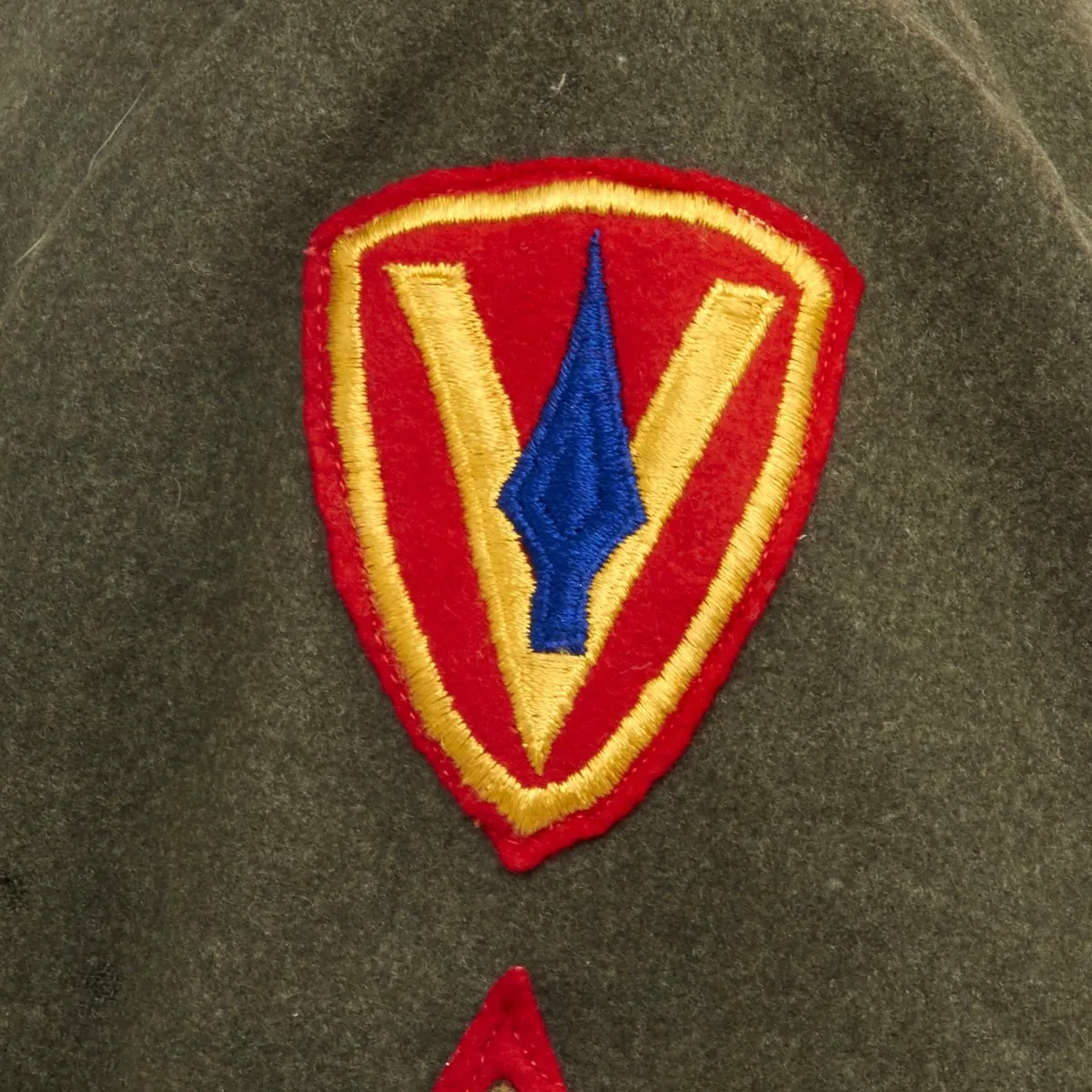 Original U.S. WWII USMC Battle of Iwo Jima Named 5th Marine Division Grouping - Sergeant Romeo J. Lanctot