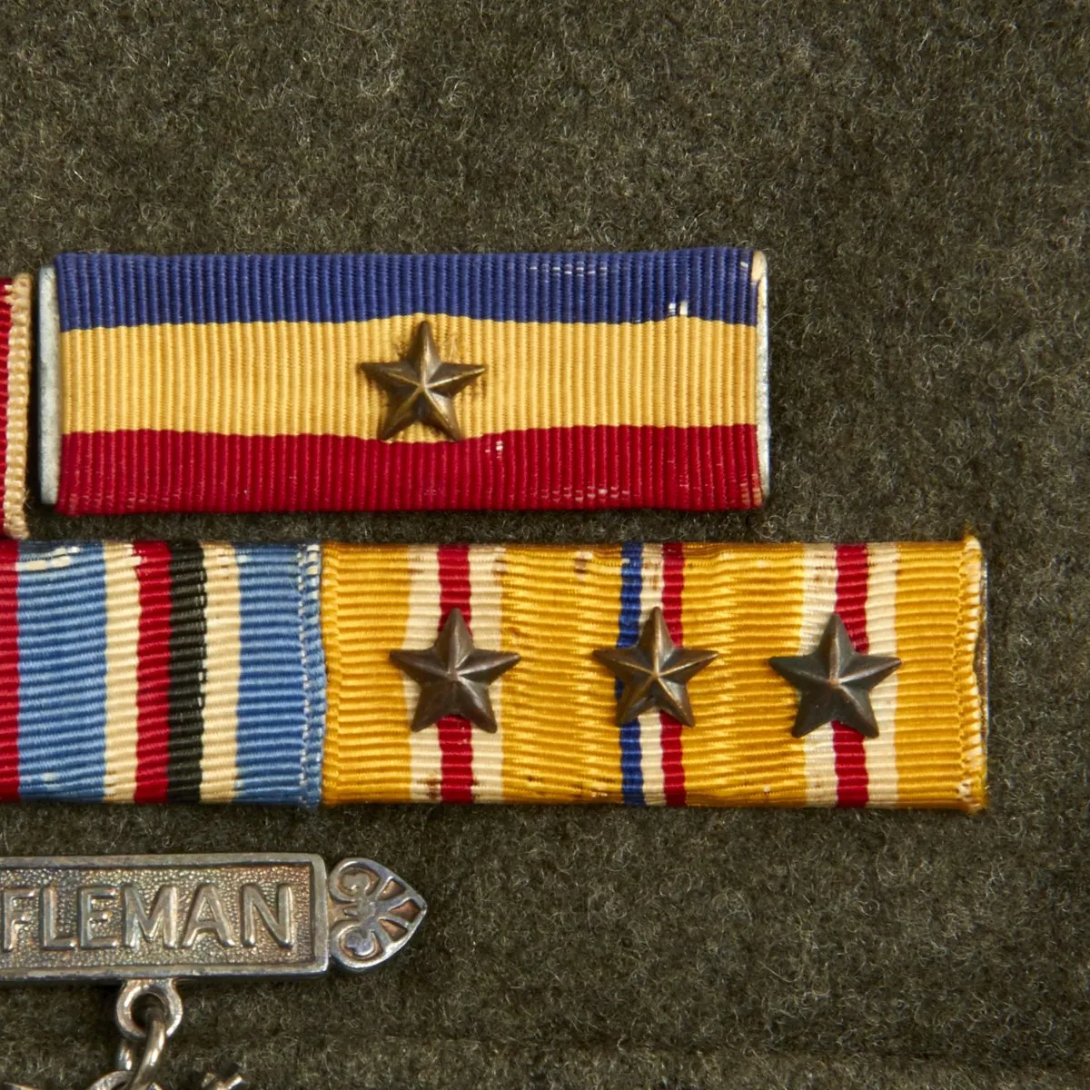 Original U.S. WWII USMC Battle of Iwo Jima Named 5th Marine Division Grouping - Sergeant Romeo J. Lanctot