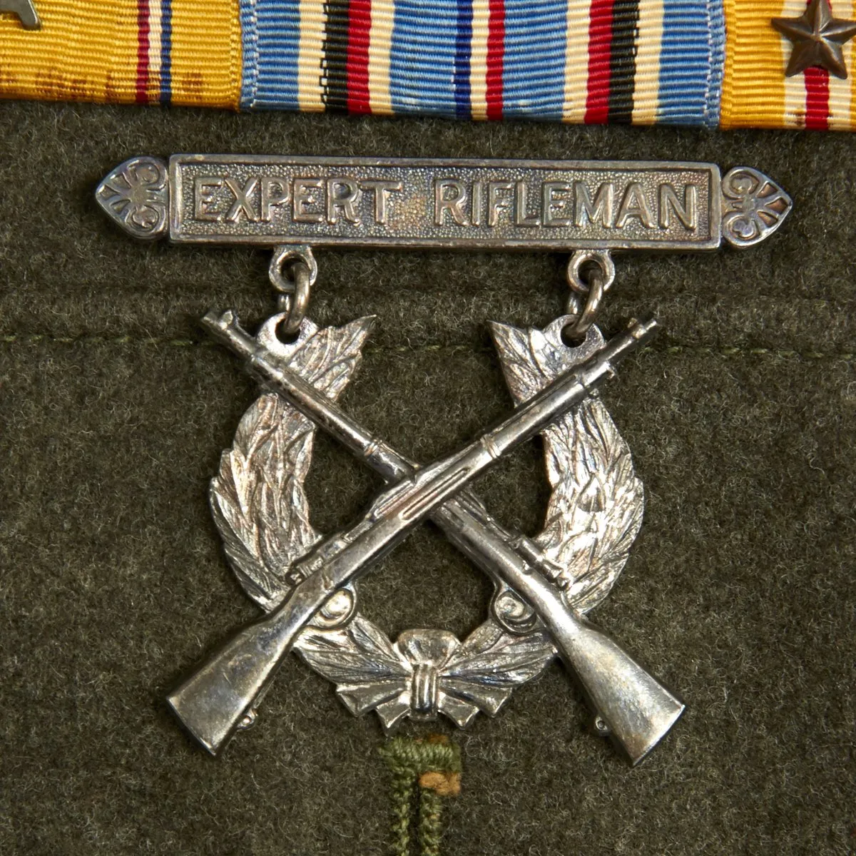 Original U.S. WWII USMC Battle of Iwo Jima Named 5th Marine Division Grouping - Sergeant Romeo J. Lanctot