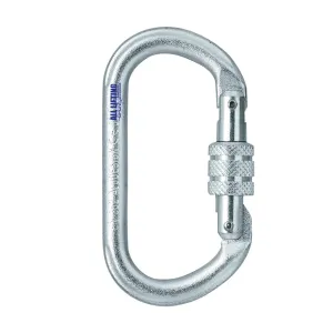 Oval Steel Screw Action Karabiner