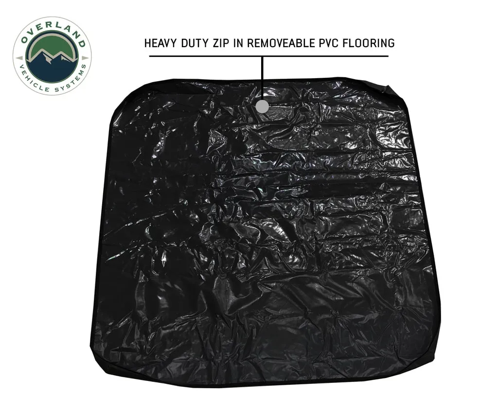 Overland Vehicle Systems Roof Top Tent Annex Green Base With Black Floor & Travel Cover