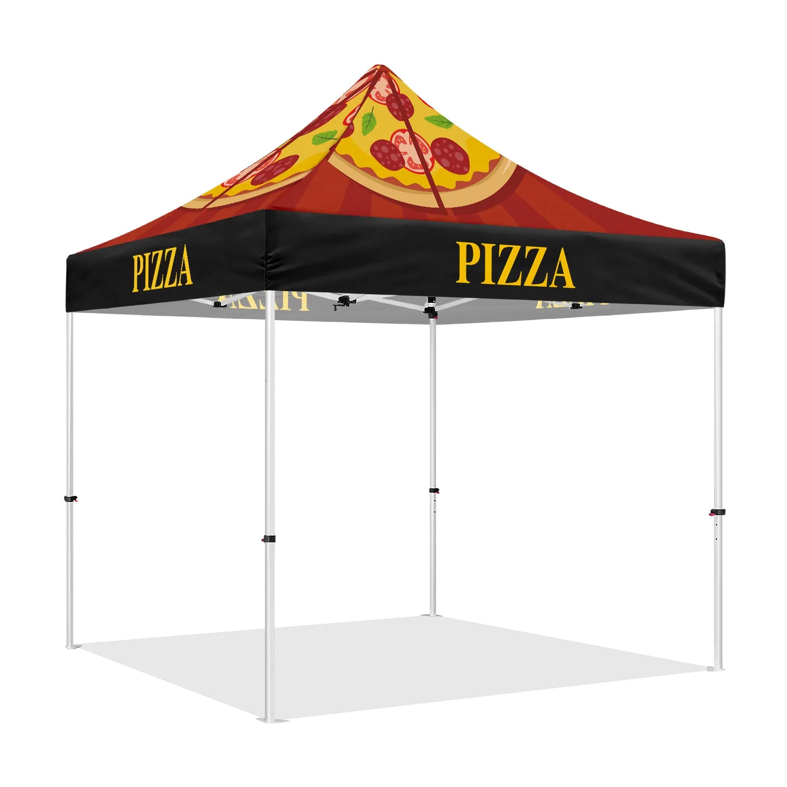 Pizza Tent-ABLEM8CANOPY Pizza Themed Heavy Duty Canopy Tent for Food Vendors