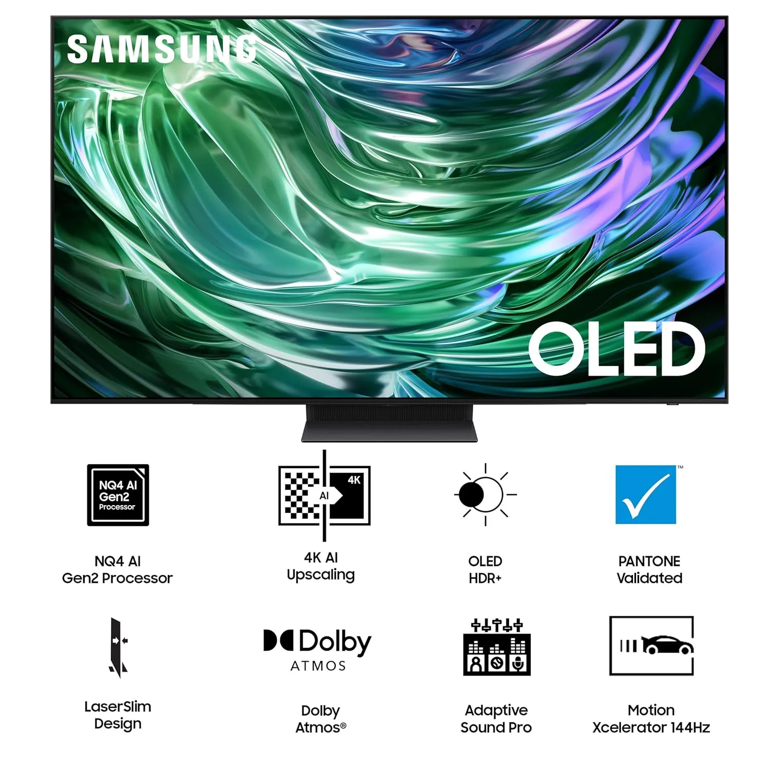 Samsung QA55S90DAULXL  138 cm (55 inches) 4K Ultra HD Smart OLED TV Free Tv Offer