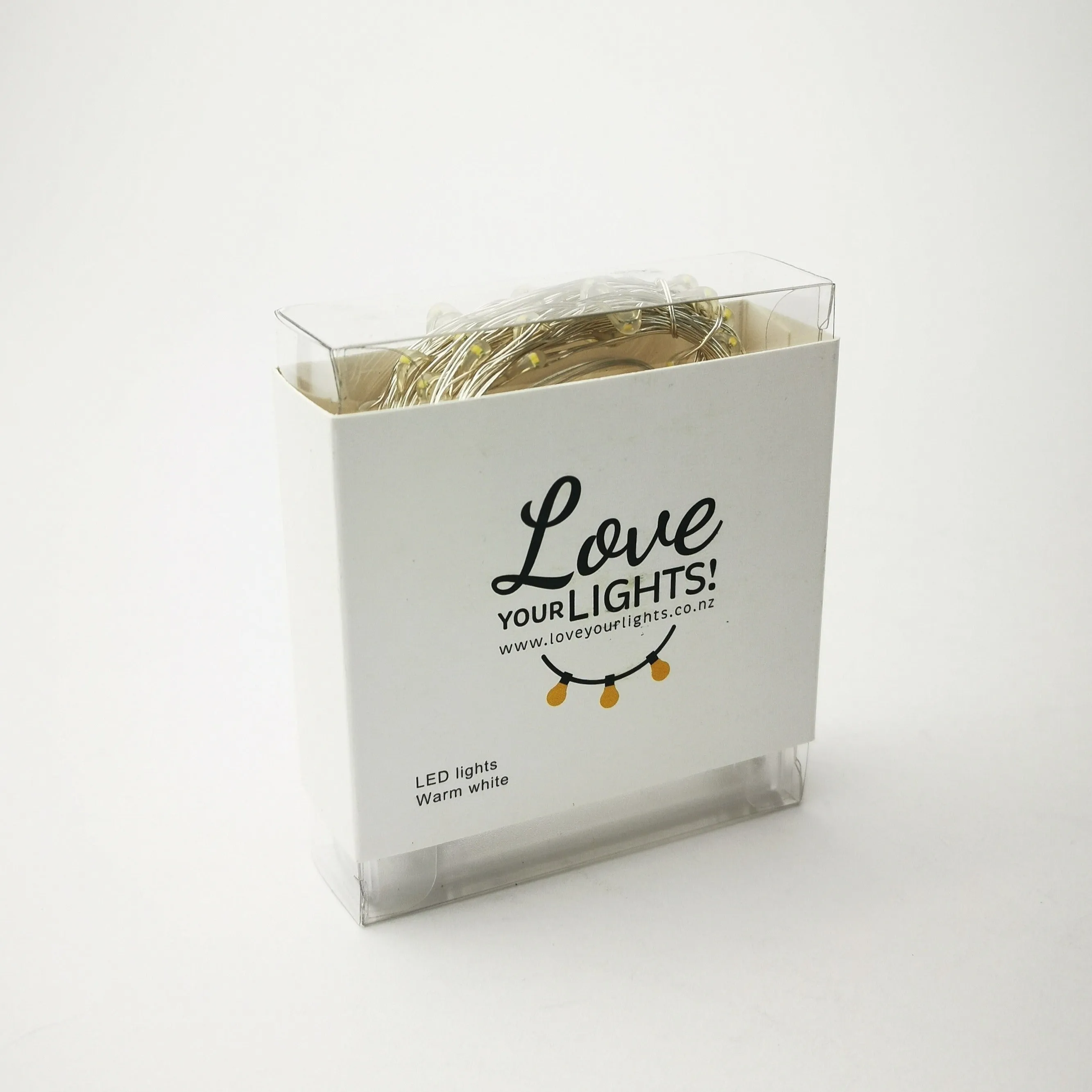 Silver 10m Fairy Lights | Warm White | AA Battery | Decorative Indoor
