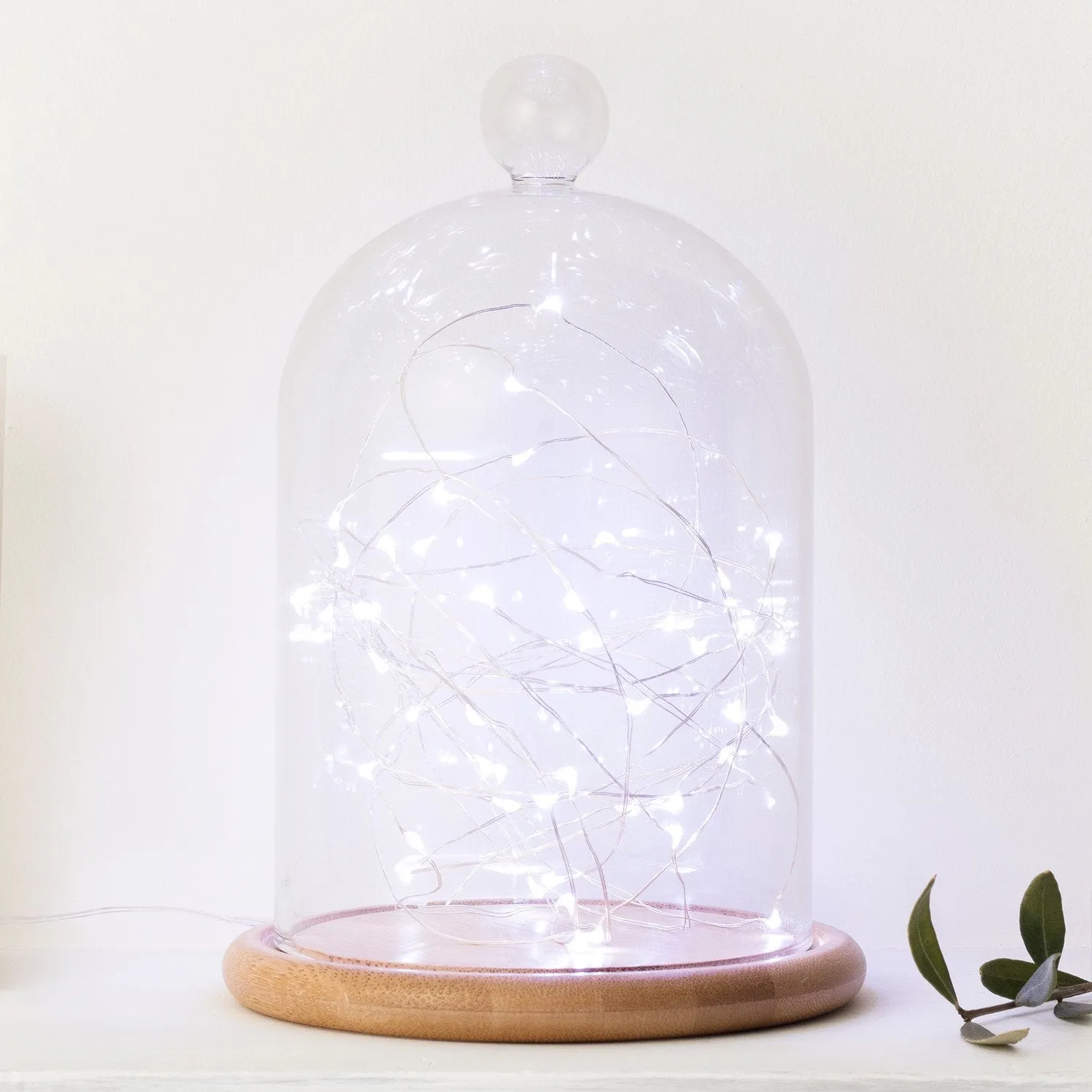 Silver 10m Fairy Lights | White | AA Battery | Decorative Indoor Battery