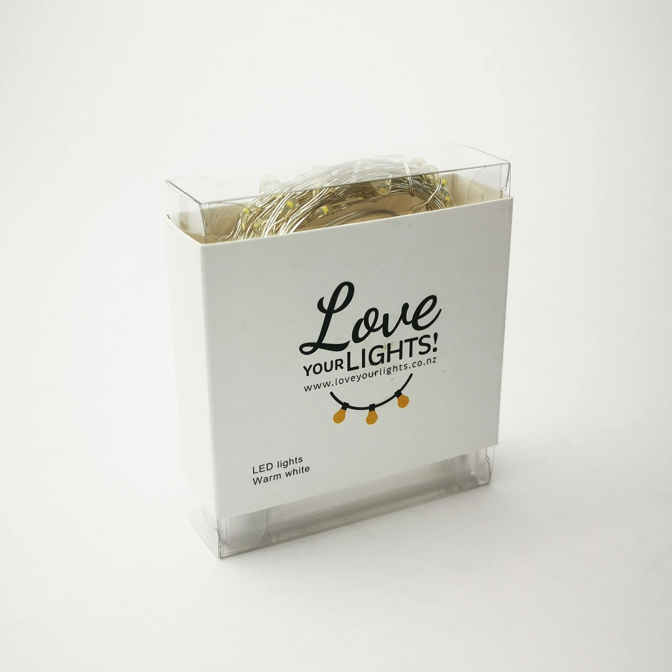 Silver 5m Fairy Lights | Warm White | AA Battery | Decorative Indoor