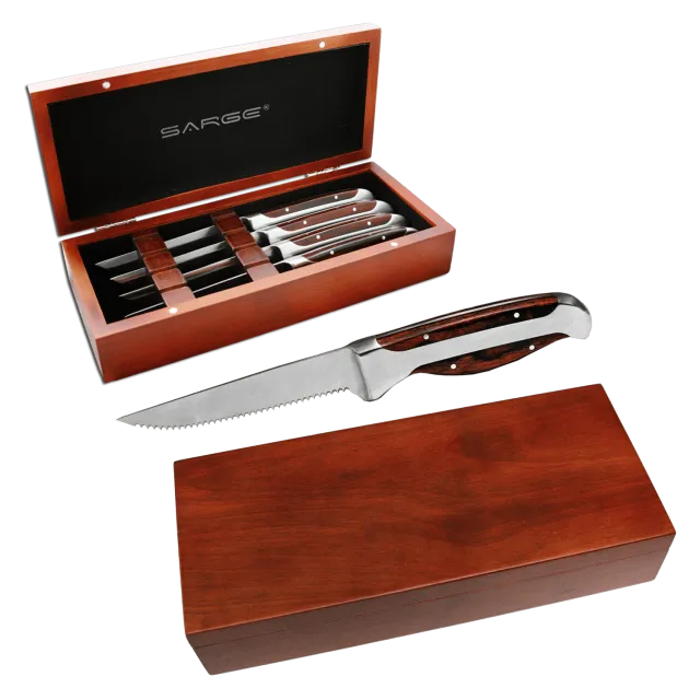 STEAKHOUSE - 4PC ROSEWOOD STEAK KNIFE SET