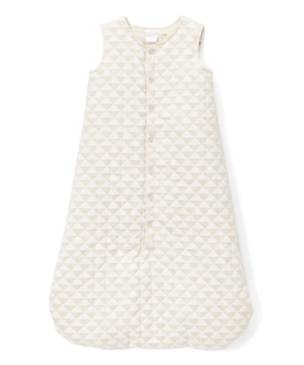 Tan Triangles Sleeping Sack - Infant