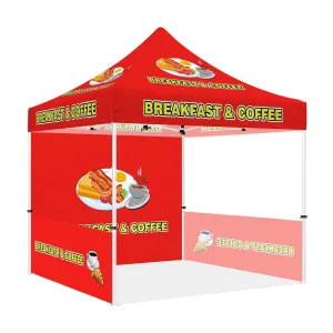 Tent for Food-Breakfast&Coffee Canopy Tent 10x10