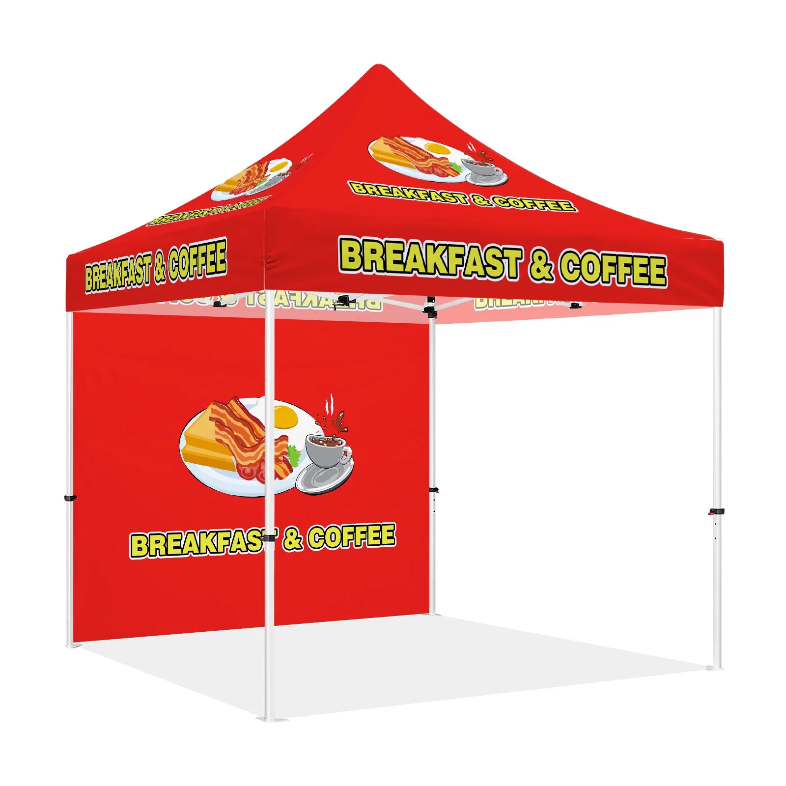 Tent for Food-Breakfast&Coffee Canopy Tent 10x10