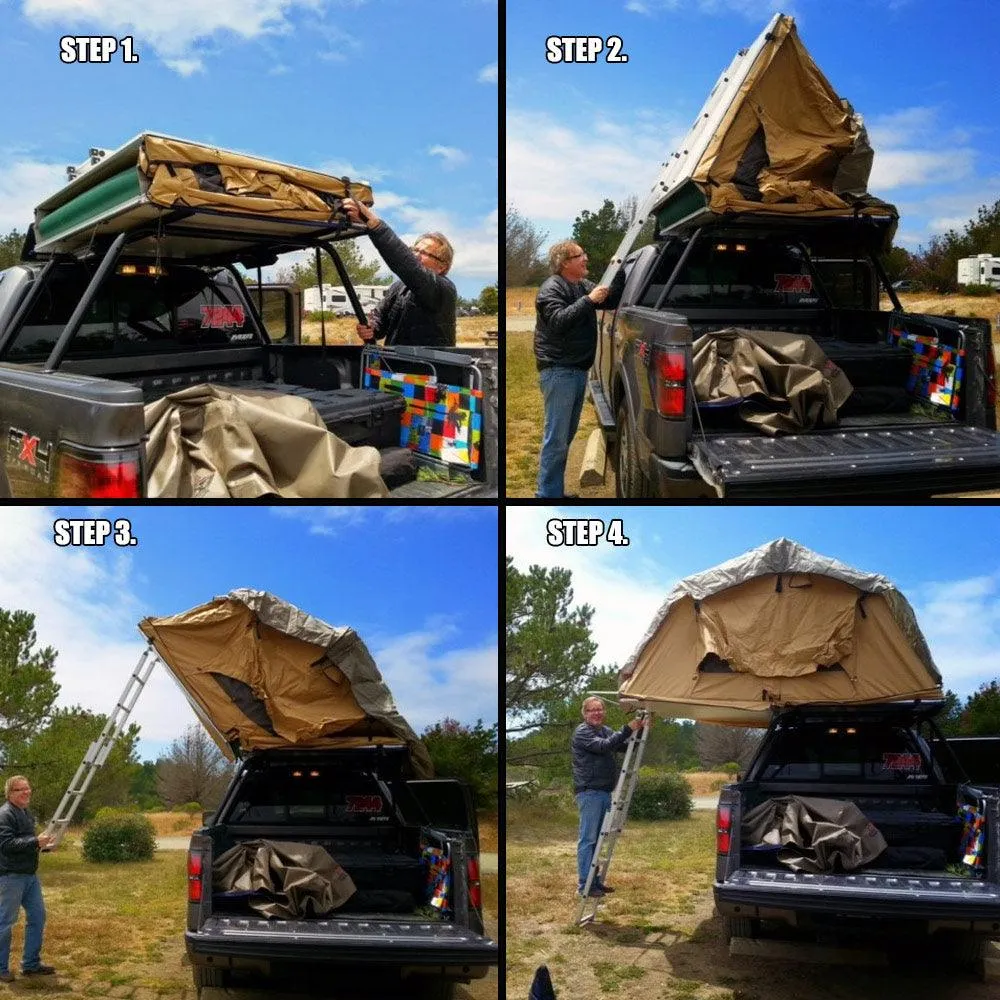 Tuff Stuff Ranger Overland 3 Person Roof Top Tent & Annex