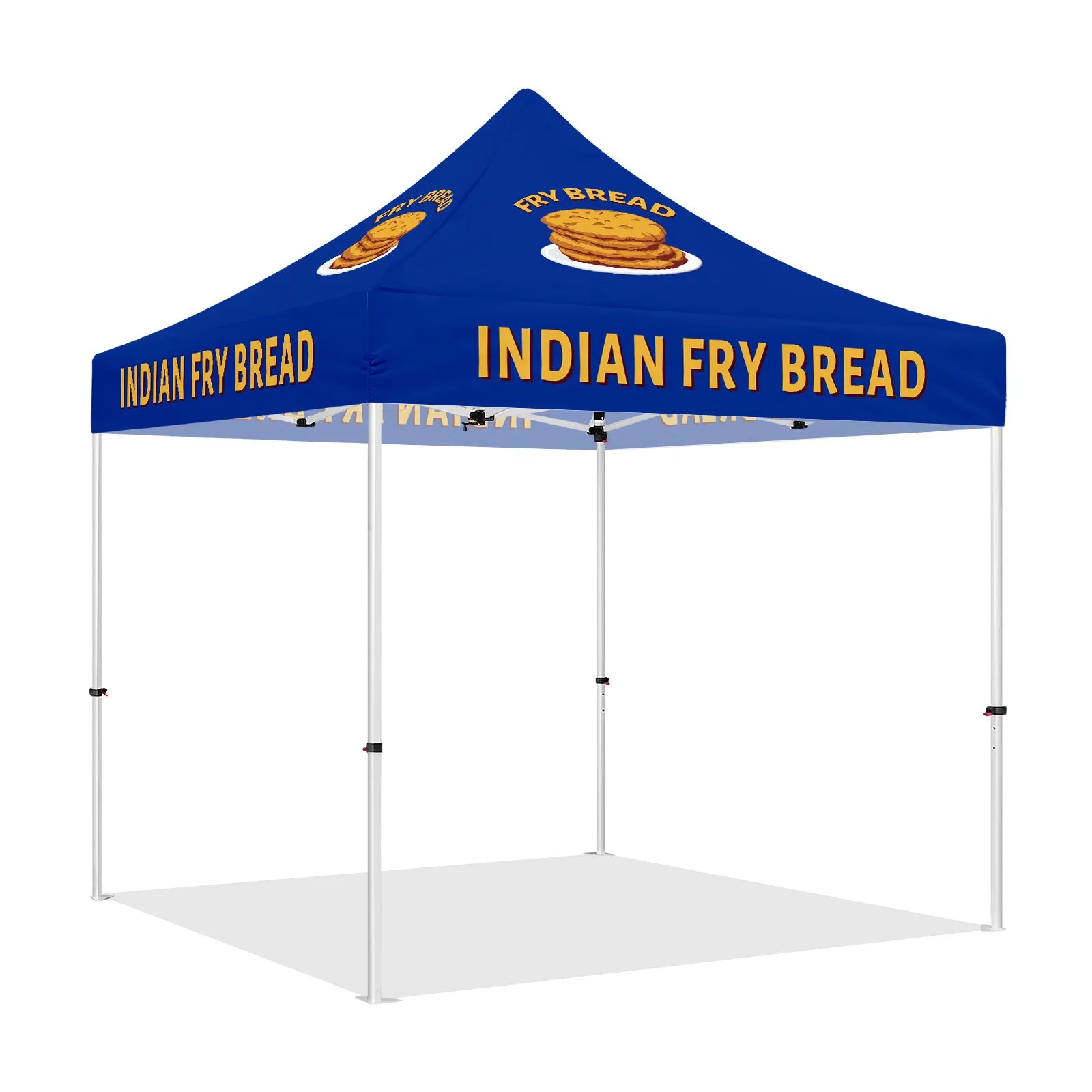 Vendor Tent with Sides-ABLEM8CANOPY Indian Fry Bread 10x10 Vendor Pop Up Tent