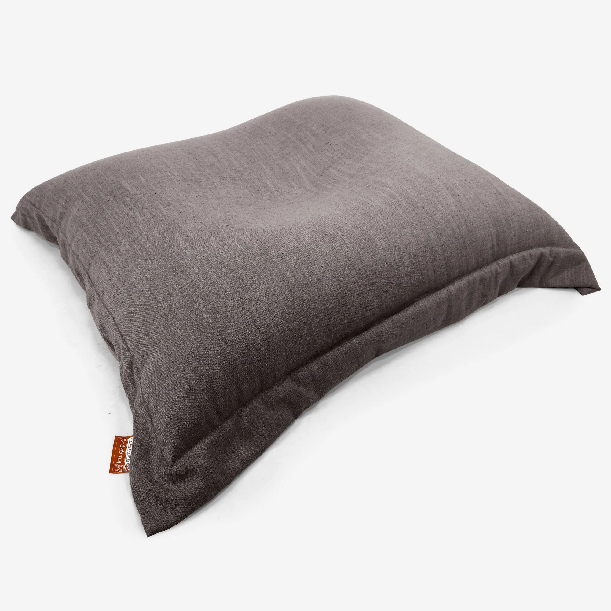 XL Pillow Beanbag - Linen Look Slate Grey