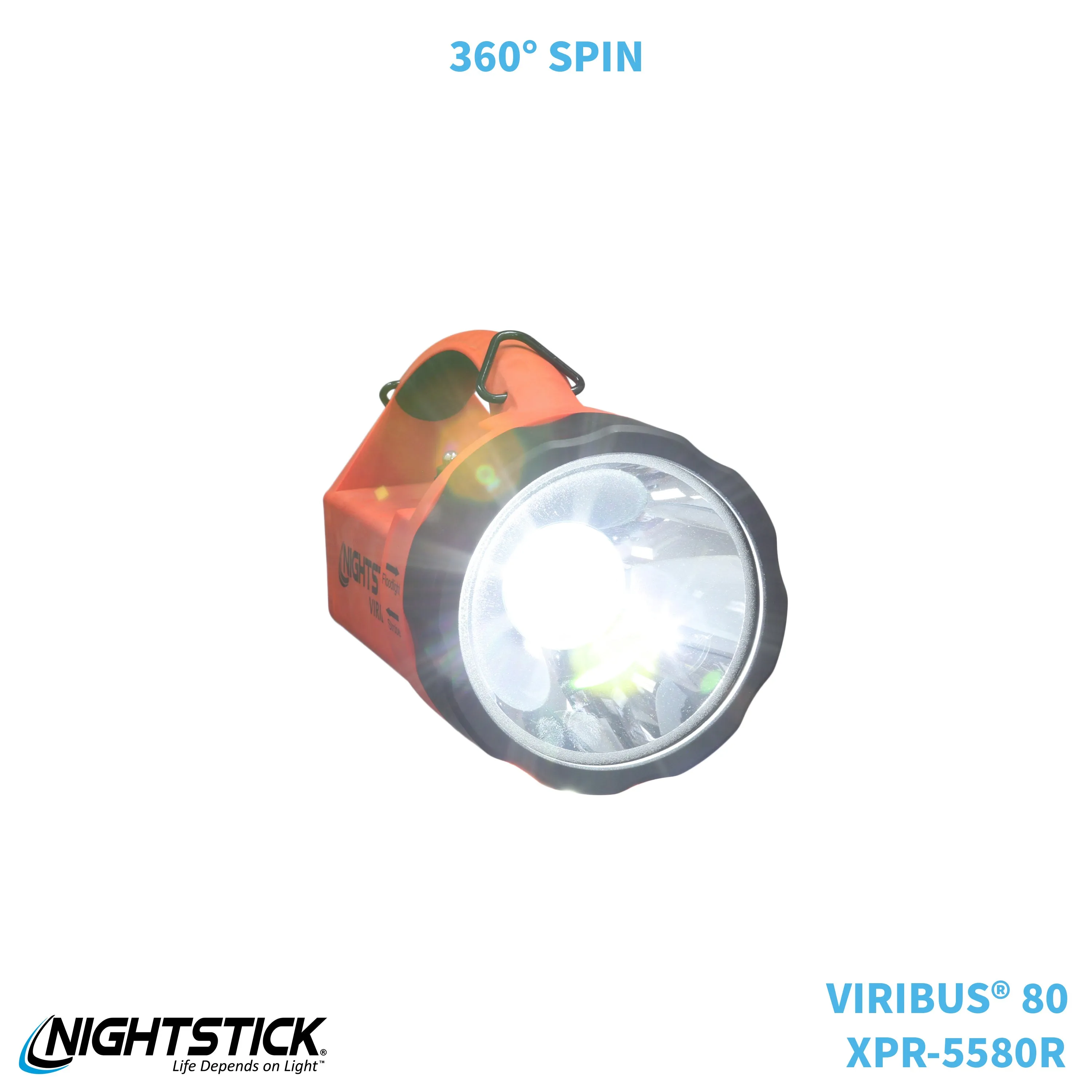 XPR-5580R: [Zone 0] VIRIBUS® 80 IS Rechargeable Dual-Light Lantern