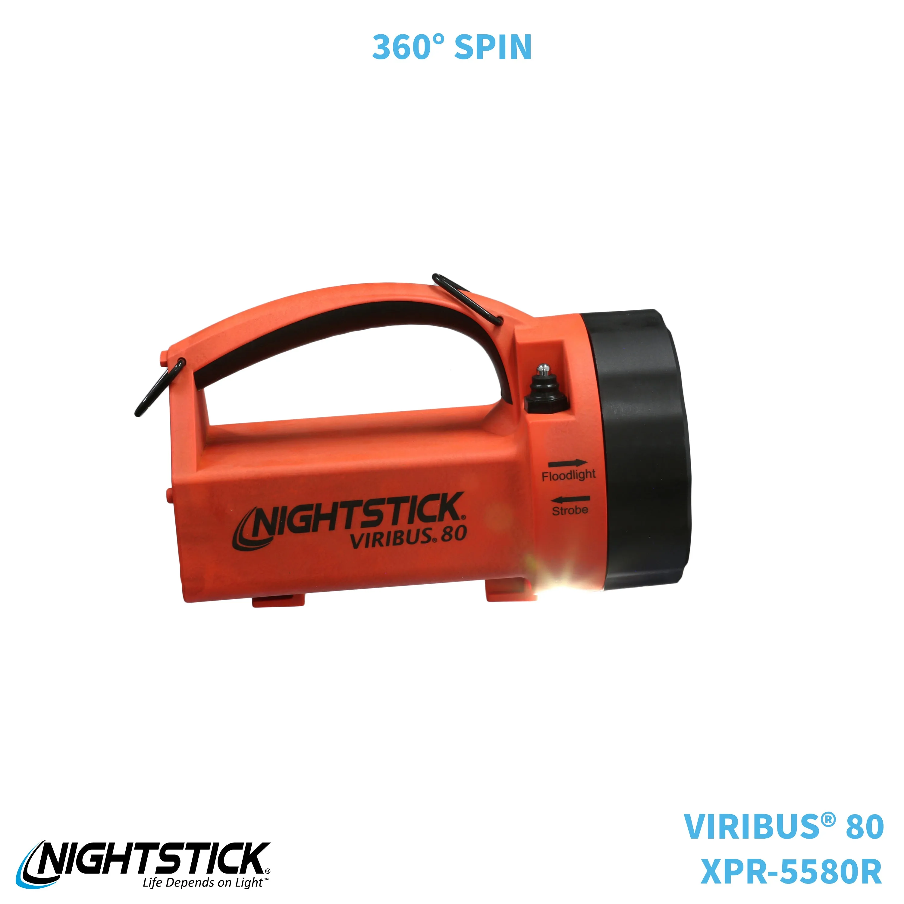 XPR-5580R: [Zone 0] VIRIBUS® 80 IS Rechargeable Dual-Light Lantern