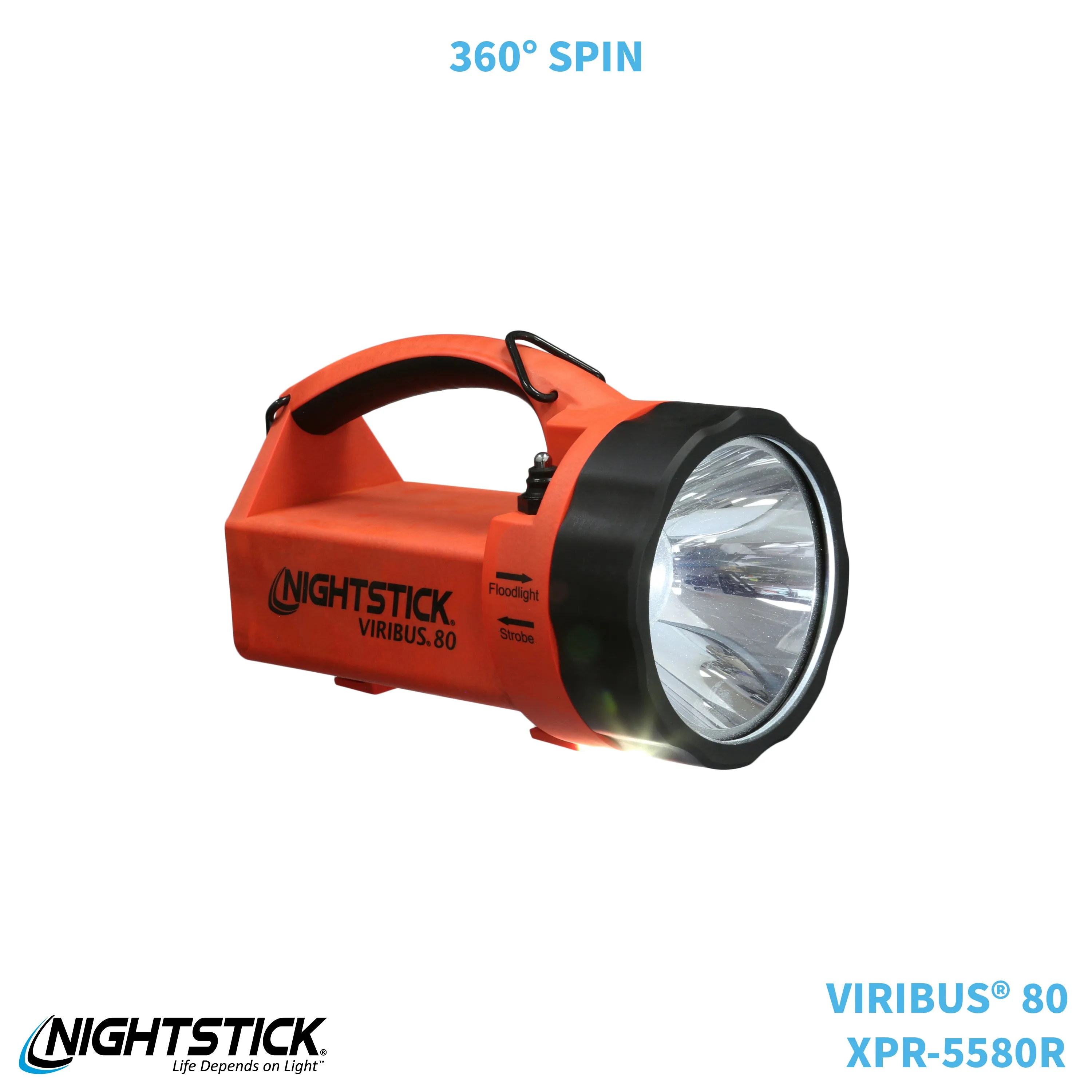 XPR-5580R: [Zone 0] VIRIBUS® 80 IS Rechargeable Dual-Light Lantern