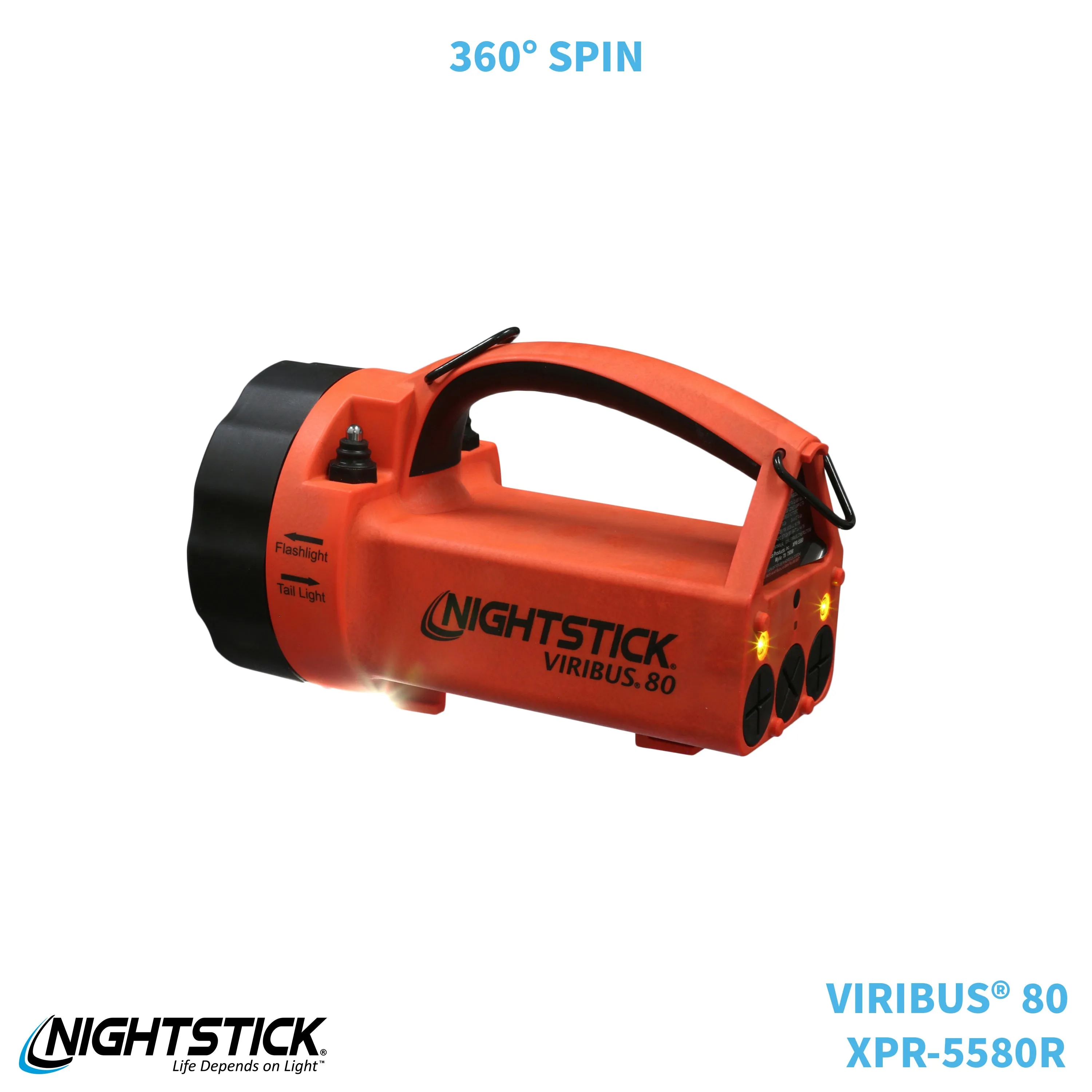 XPR-5580R: [Zone 0] VIRIBUS® 80 IS Rechargeable Dual-Light Lantern