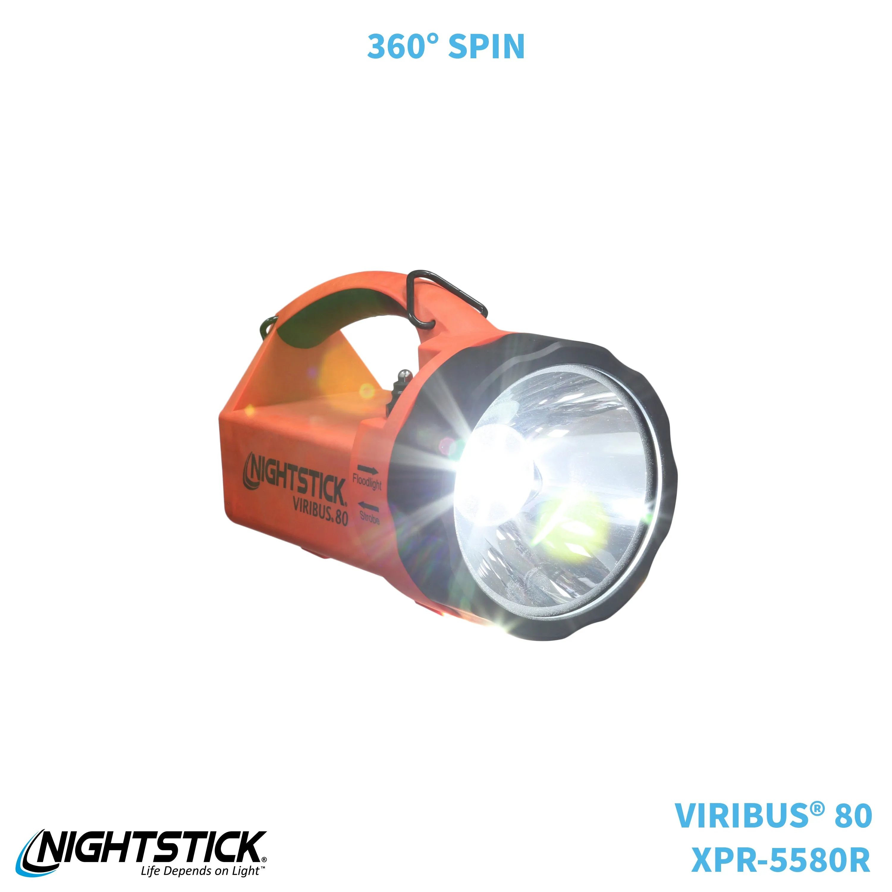 XPR-5580R: [Zone 0] VIRIBUS® 80 IS Rechargeable Dual-Light Lantern