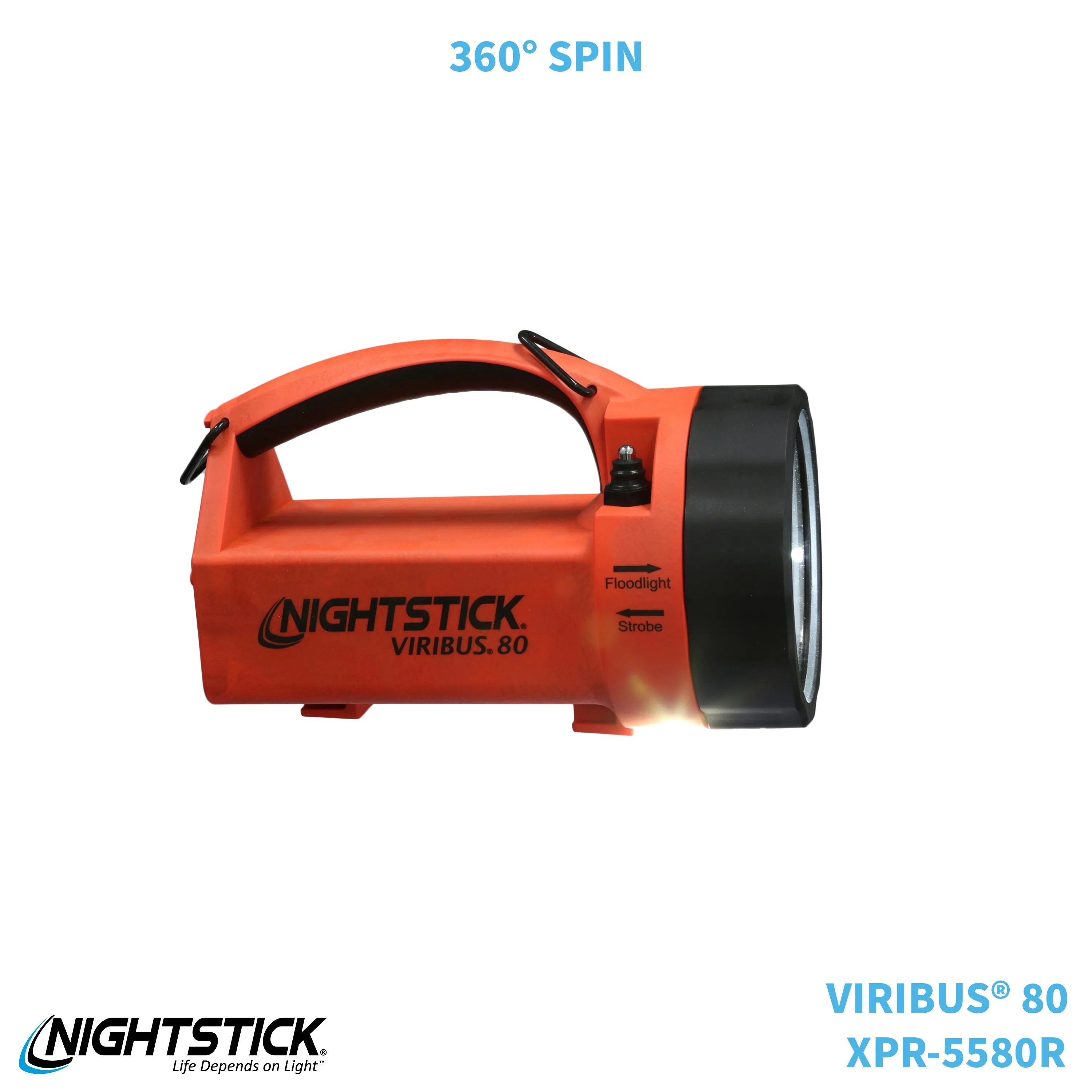 XPR-5580R: [Zone 0] VIRIBUS® 80 IS Rechargeable Dual-Light Lantern