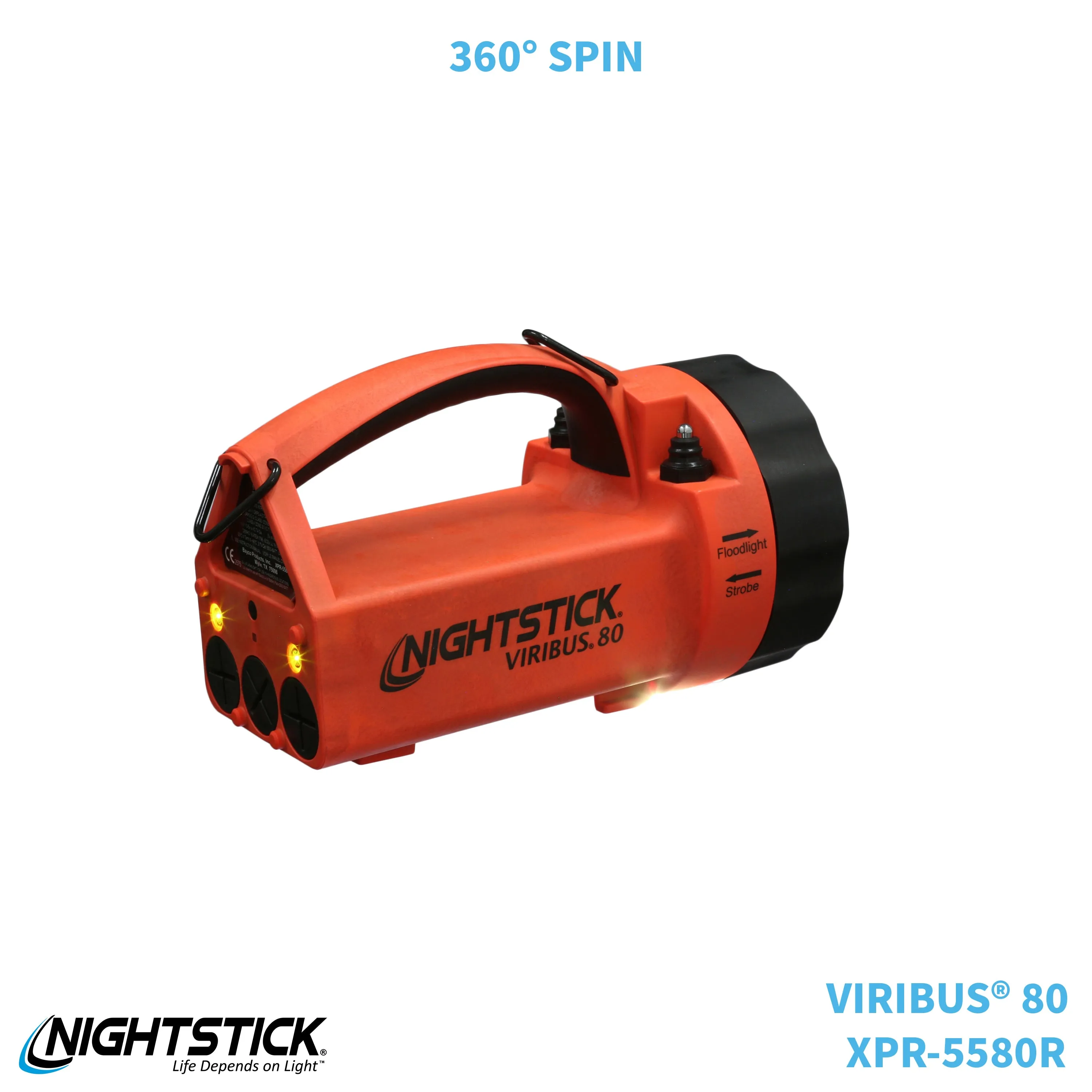 XPR-5580R: [Zone 0] VIRIBUS® 80 IS Rechargeable Dual-Light Lantern