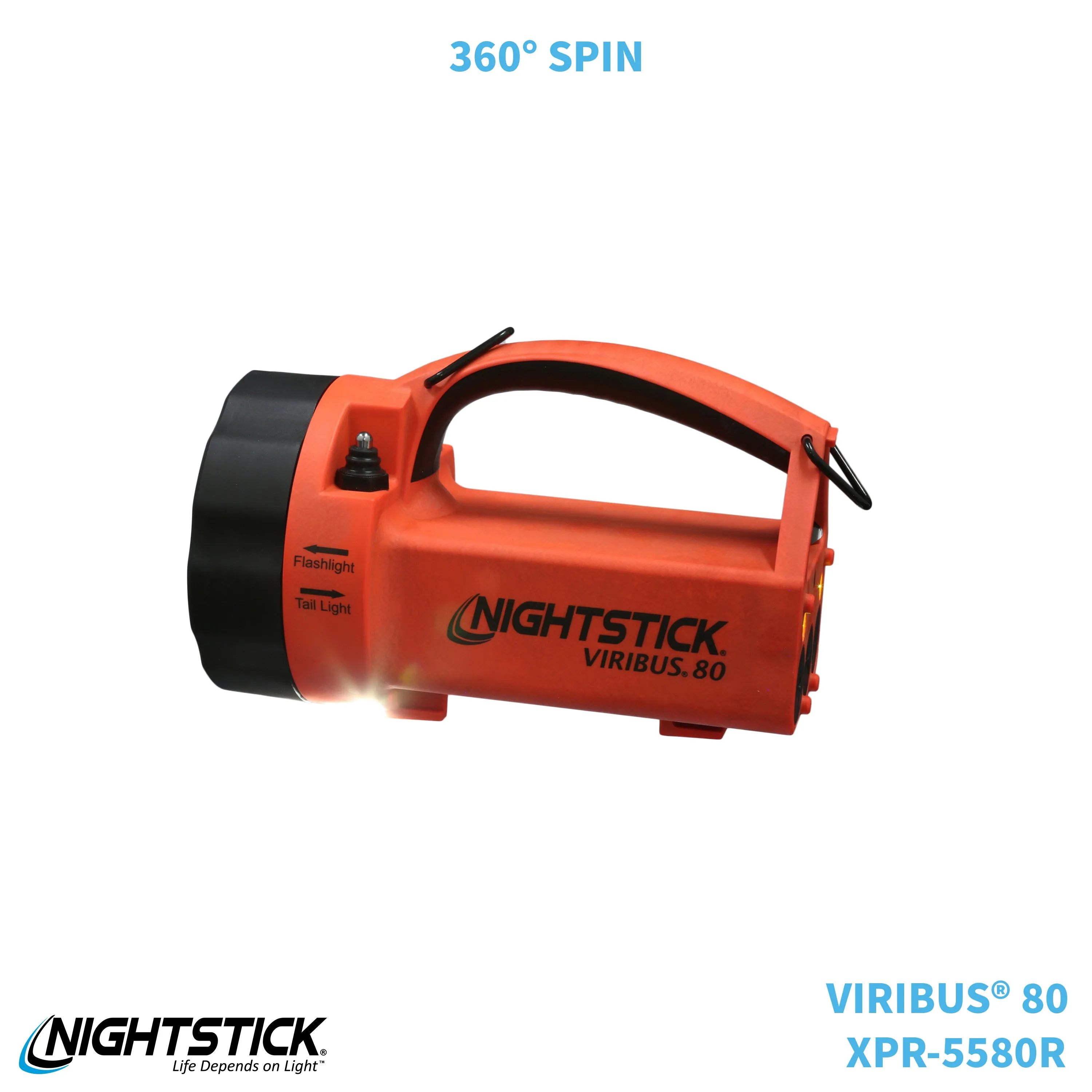 XPR-5580R: [Zone 0] VIRIBUS® 80 IS Rechargeable Dual-Light Lantern