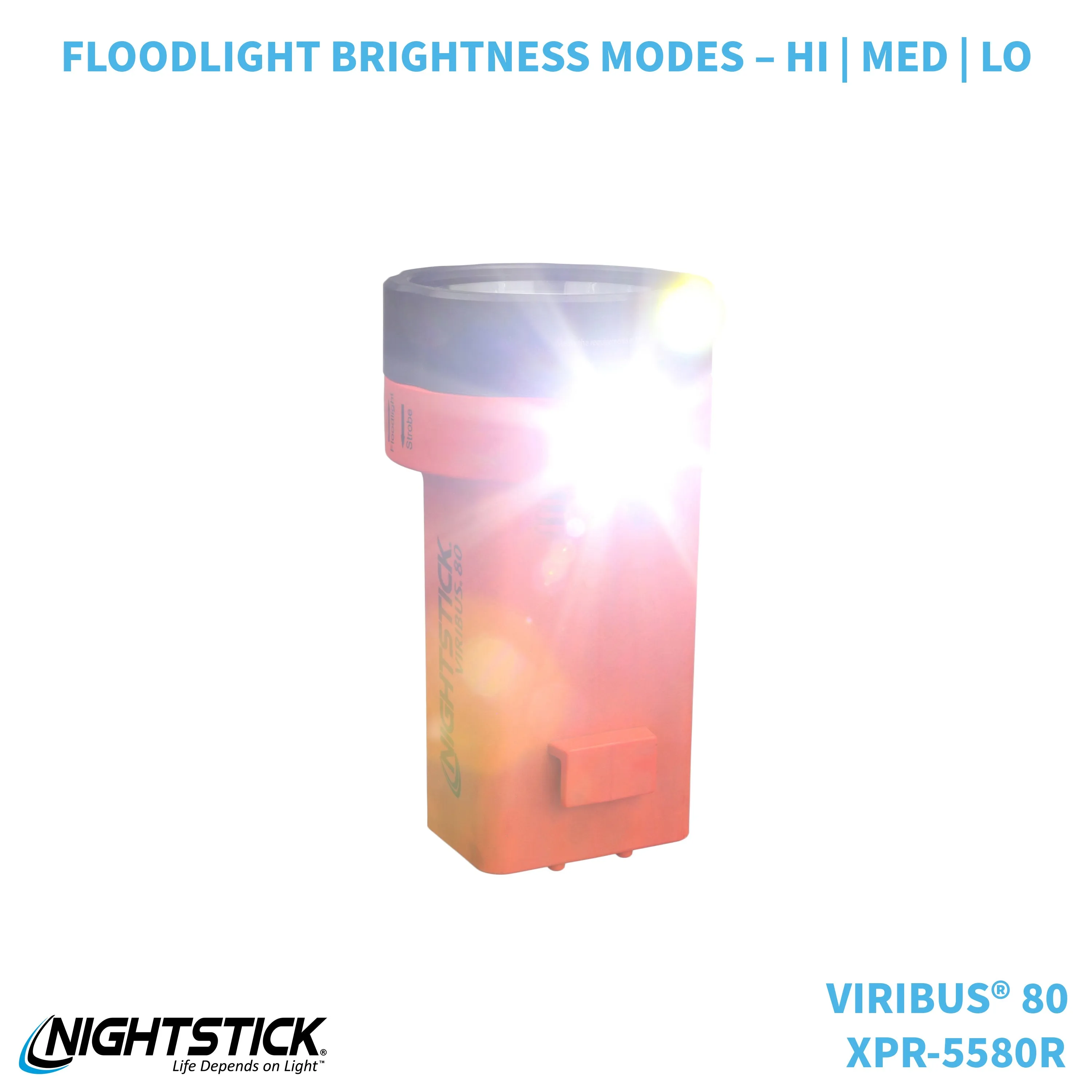 XPR-5580R: [Zone 0] VIRIBUS® 80 IS Rechargeable Dual-Light Lantern