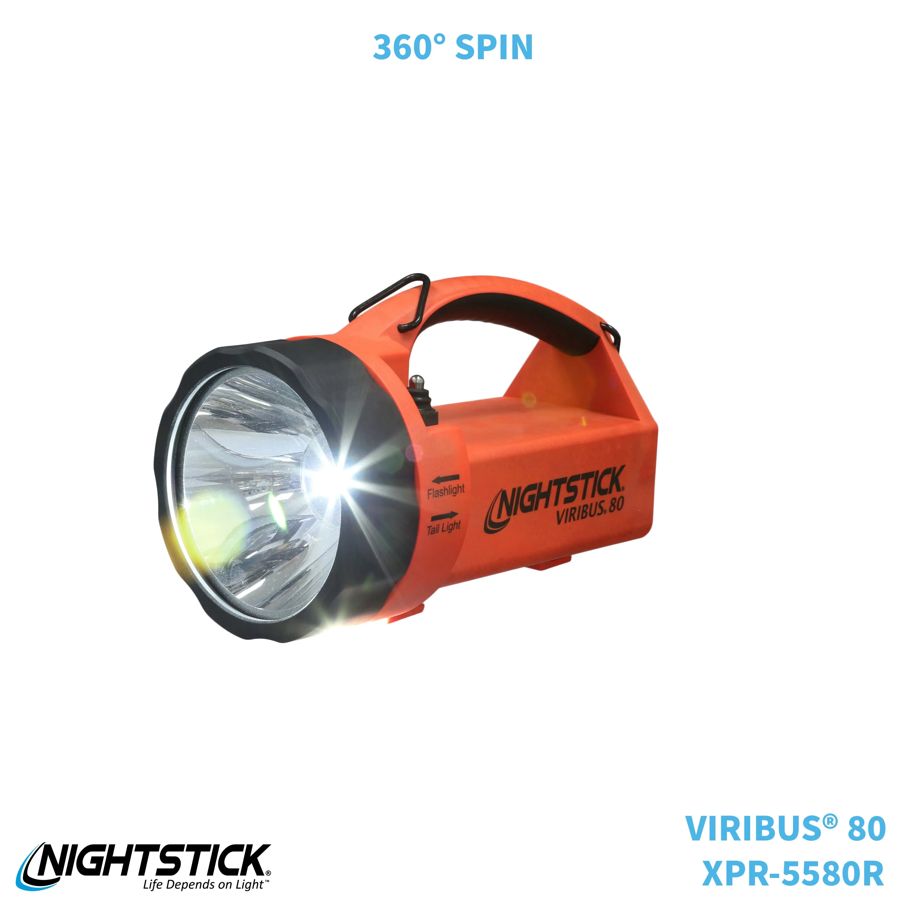 XPR-5580R: [Zone 0] VIRIBUS® 80 IS Rechargeable Dual-Light Lantern