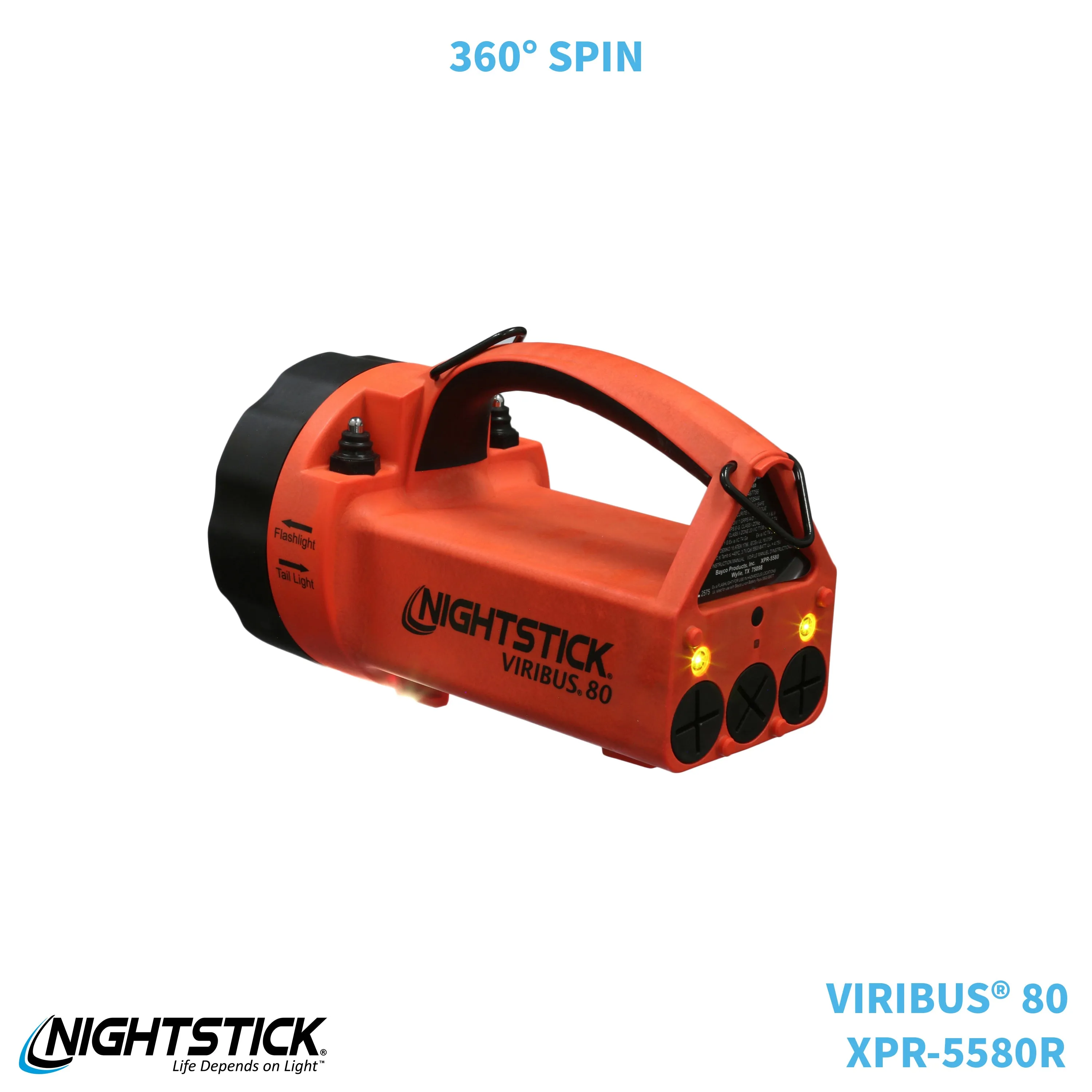 XPR-5580R: [Zone 0] VIRIBUS® 80 IS Rechargeable Dual-Light Lantern
