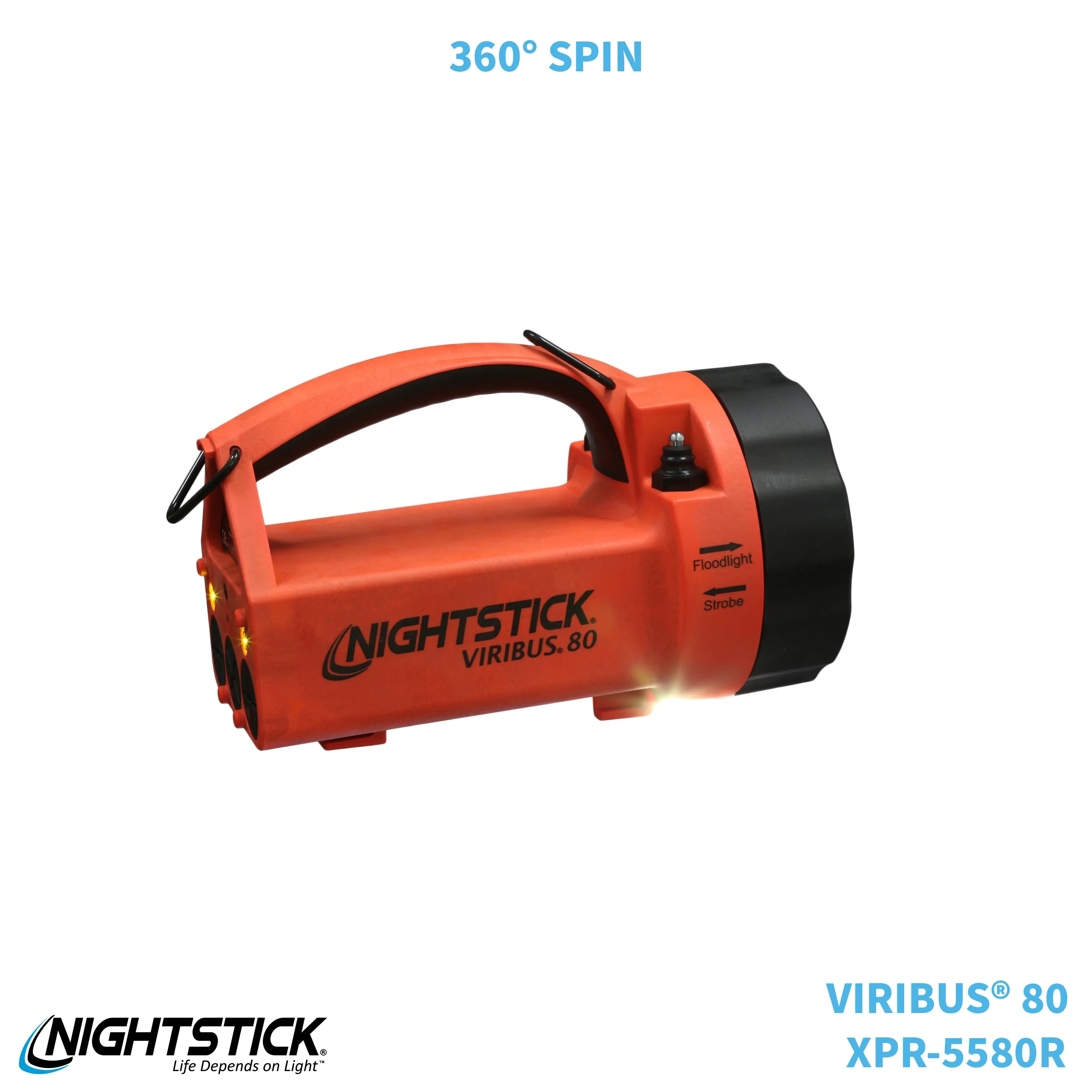 XPR-5580R: [Zone 0] VIRIBUS® 80 IS Rechargeable Dual-Light Lantern