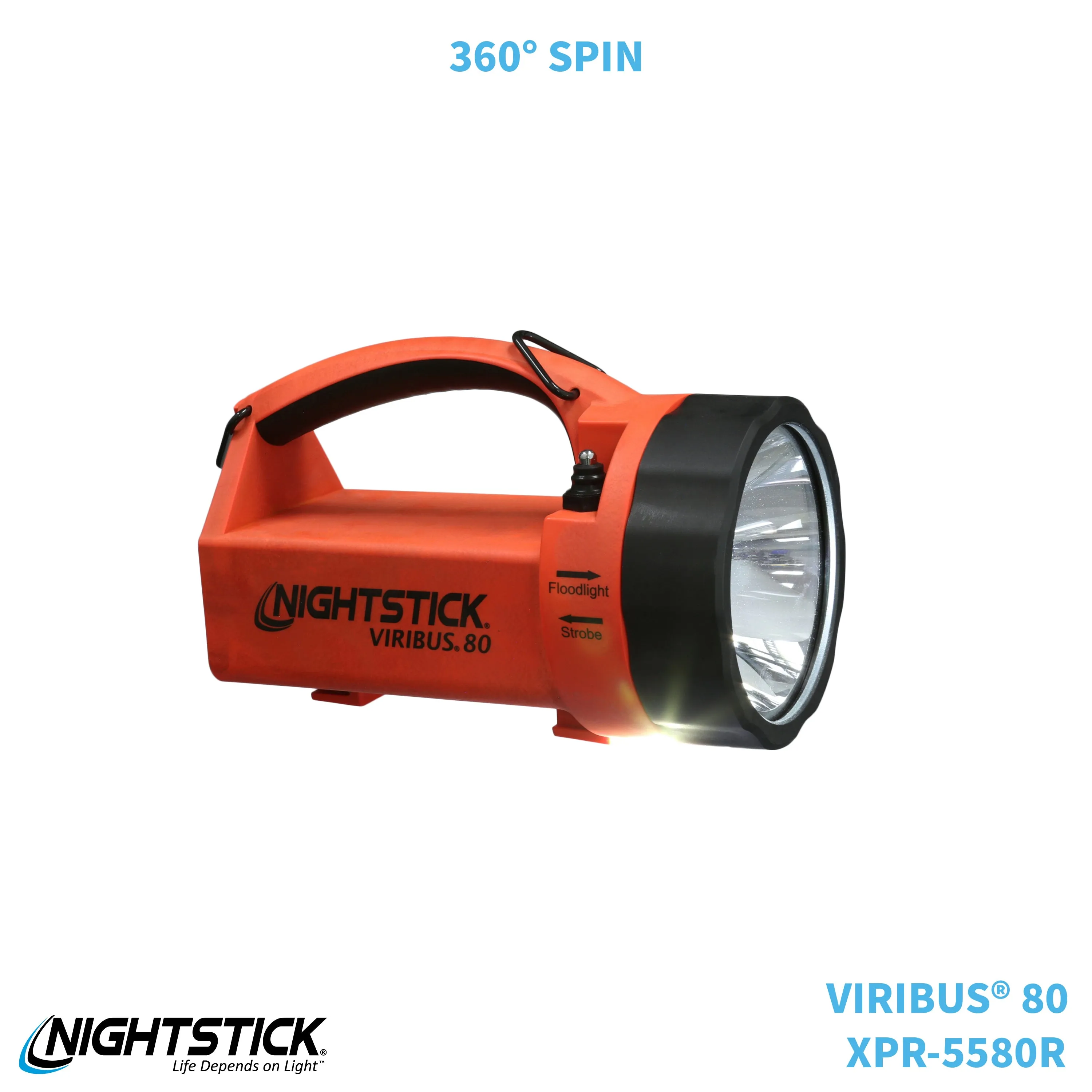 XPR-5580R: [Zone 0] VIRIBUS® 80 IS Rechargeable Dual-Light Lantern